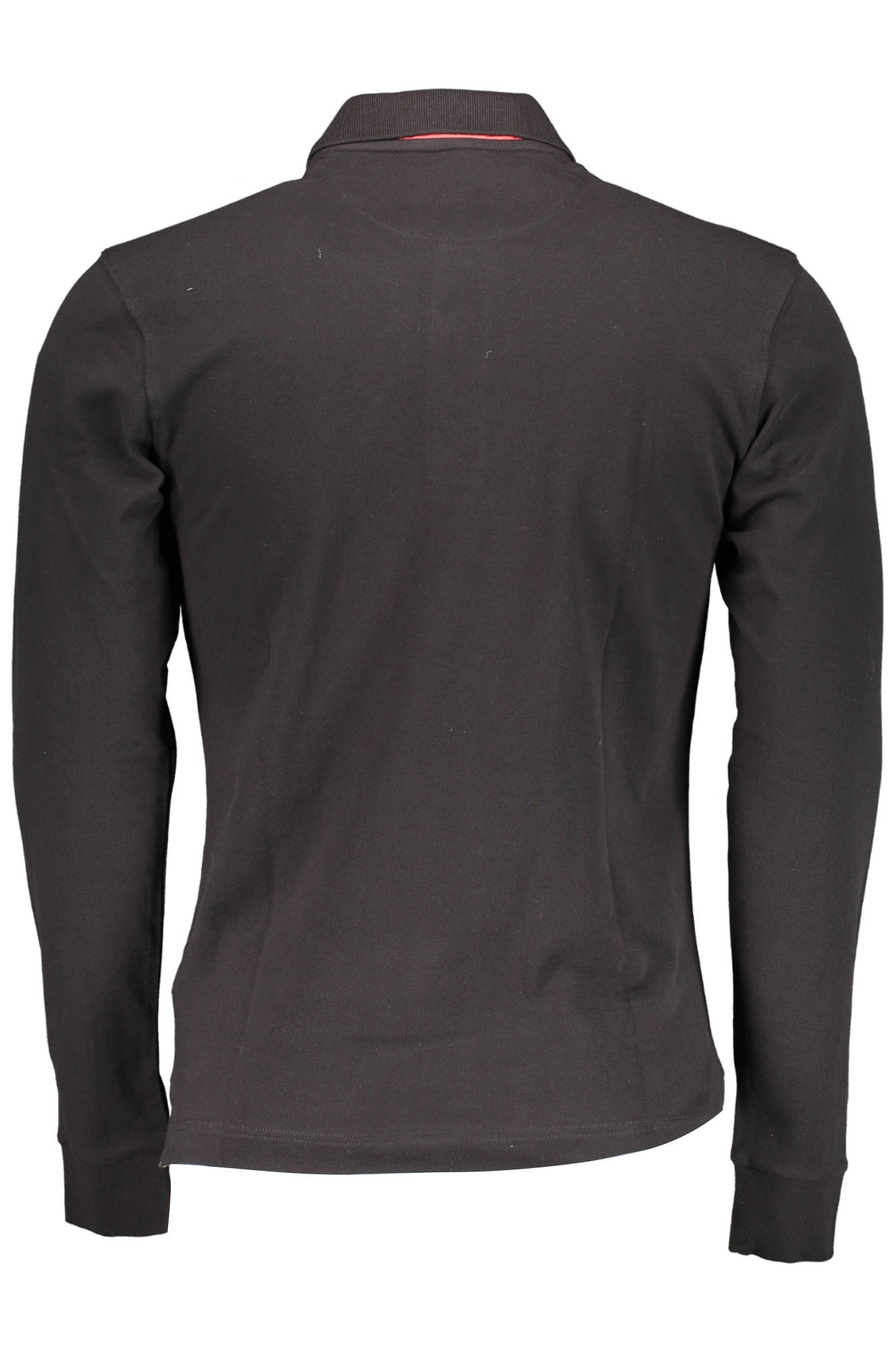 Polo long sleeve man black