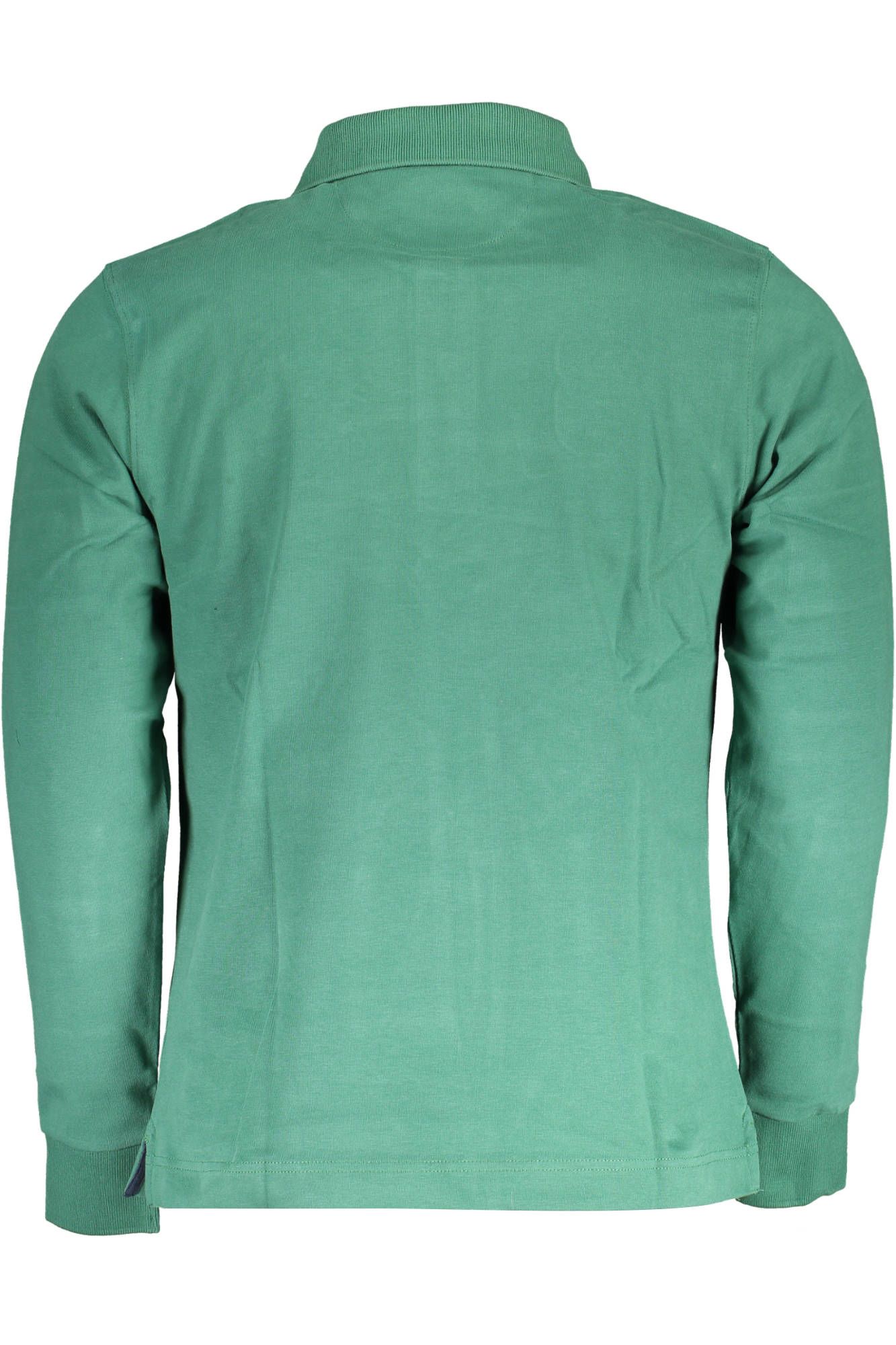 Polo long sleeve man green