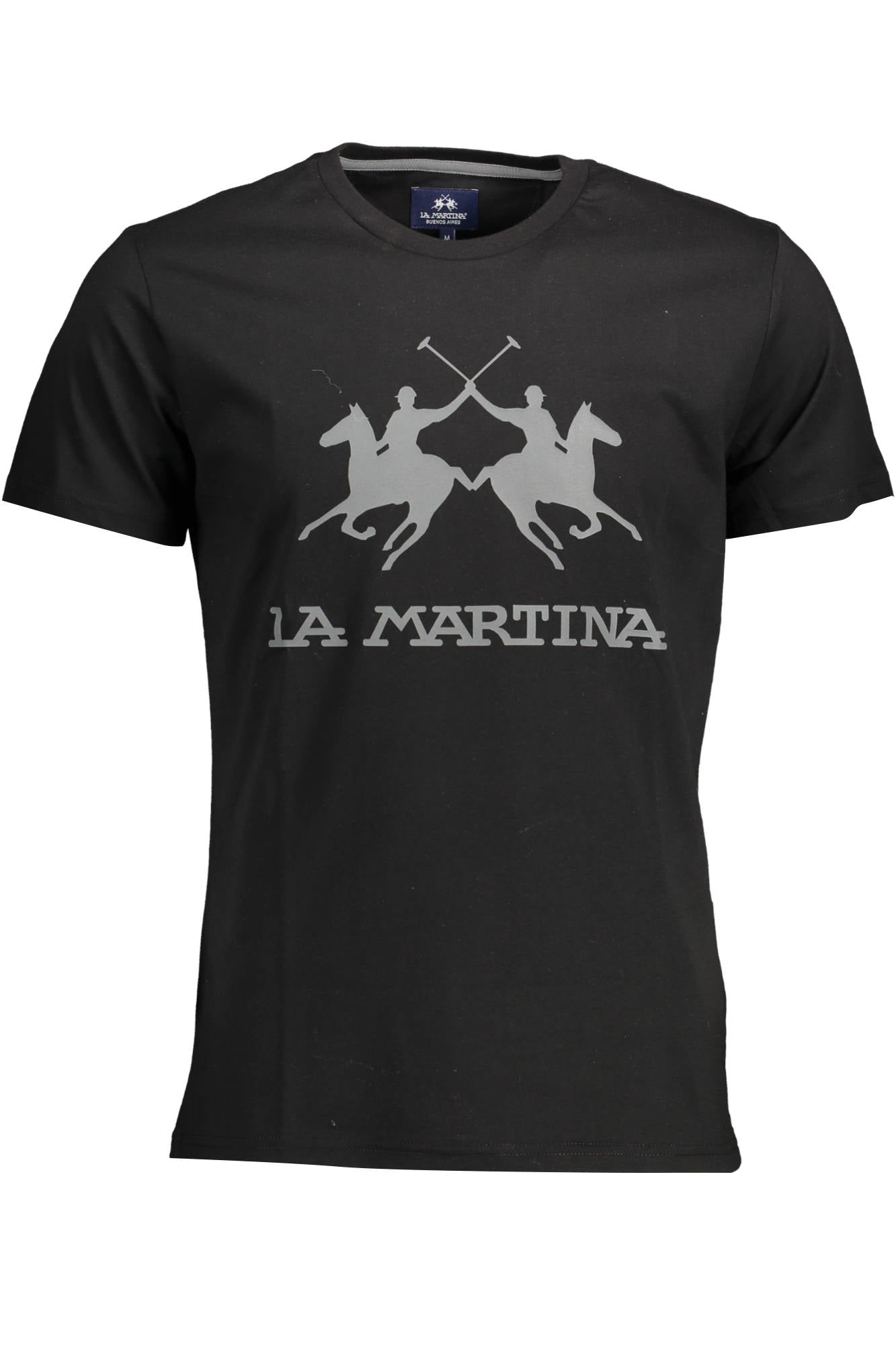 LA MARTINA LA MARTINA MEN'S SHORT SLEEVE T-SHIRT BLACK - Nero