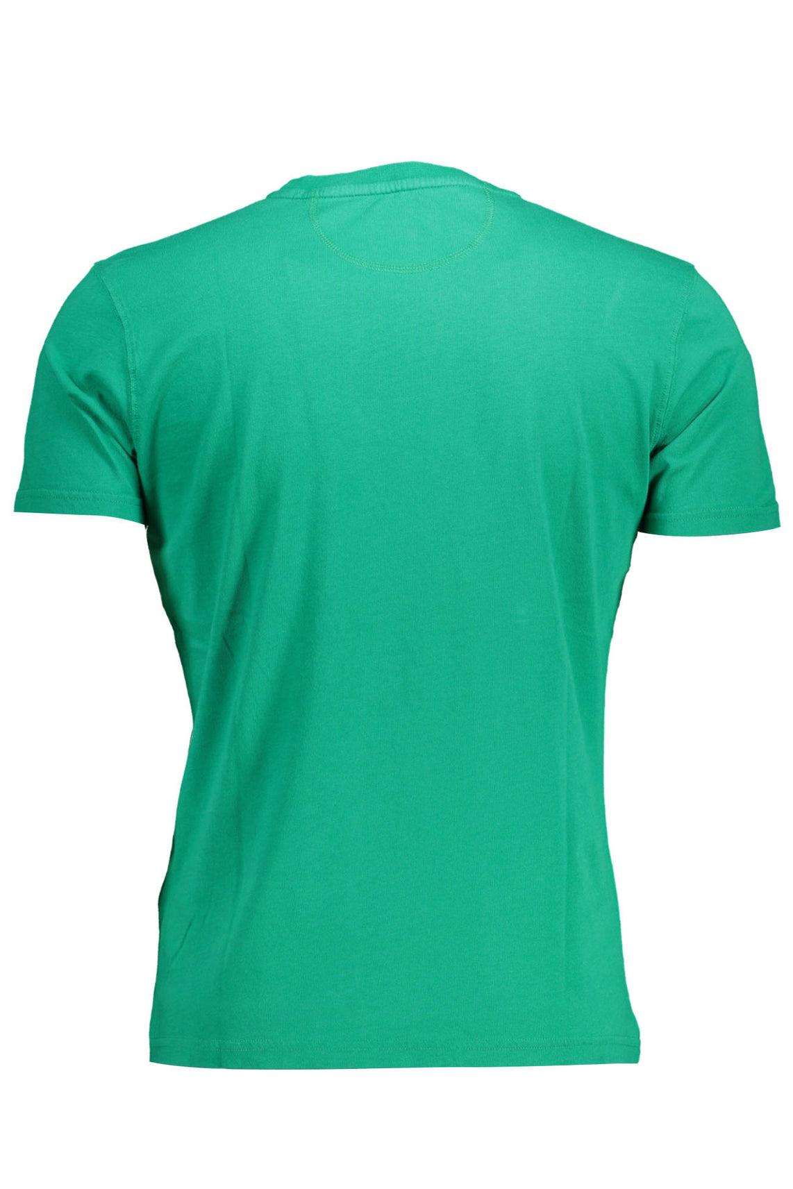 Green men's short sleeve t-shirt