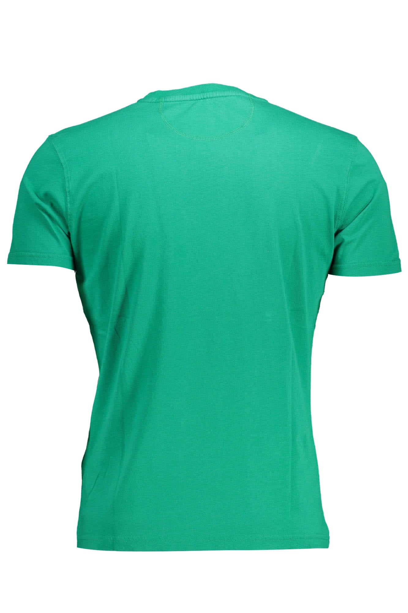 Green men's short sleeve t-shirt