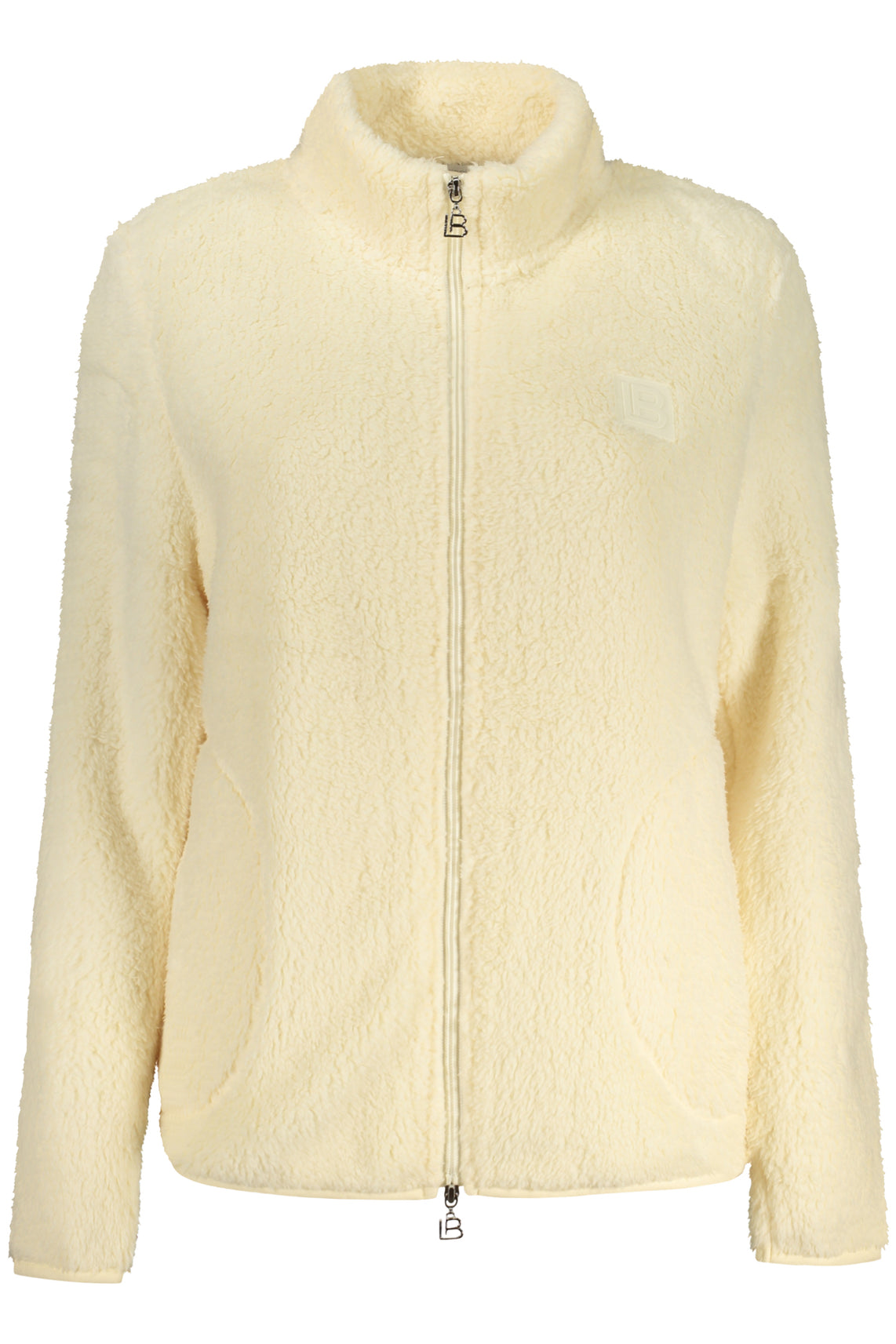 LAURA BIAGIOTTI LAURA BIAGIOTTI WOMEN'S BEIGE ZIP-UP SWEATSHIRT - Beige