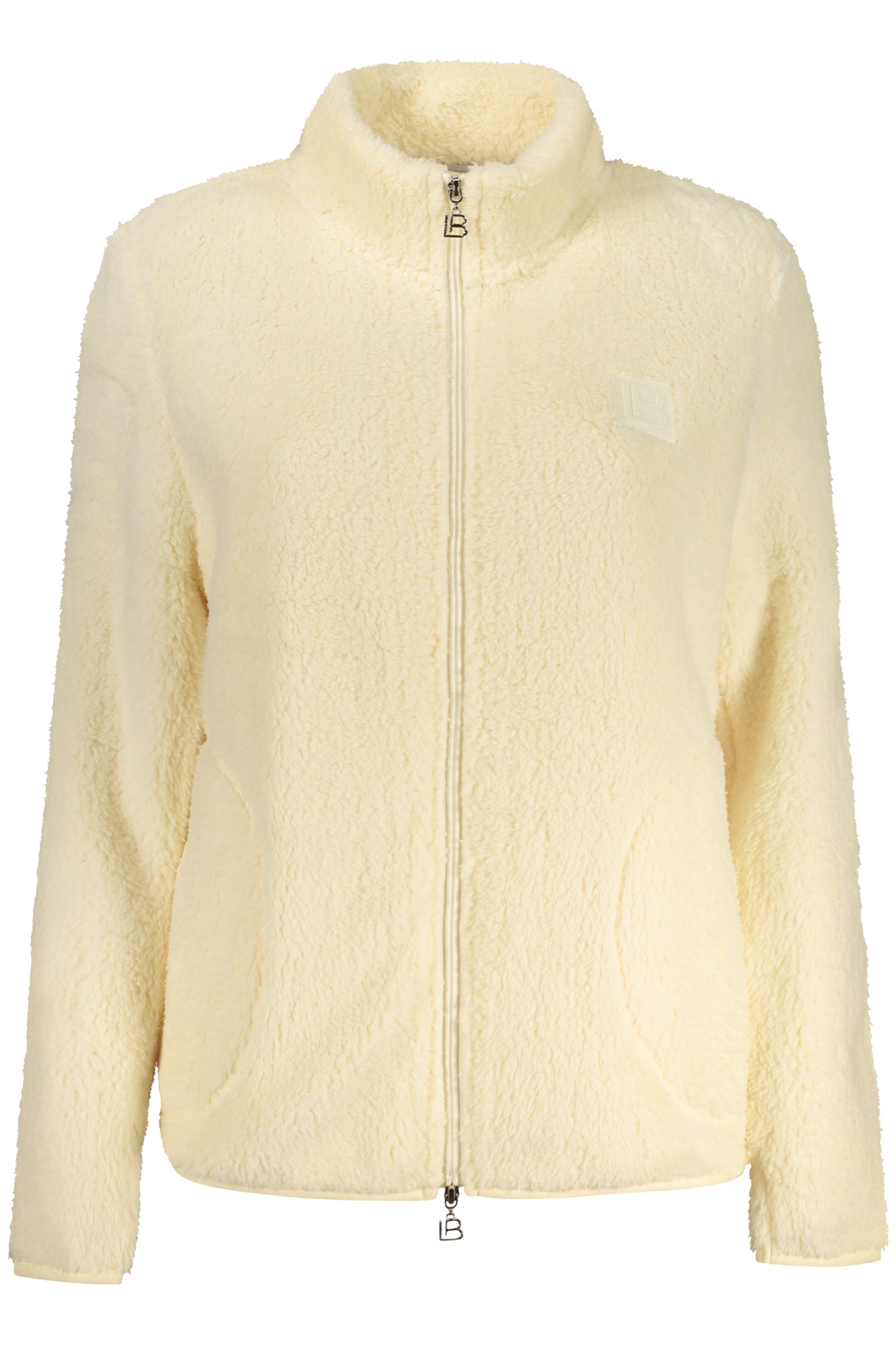LAURA BIAGIOTTI LAURA BIAGIOTTI WOMEN'S BEIGE ZIP-UP SWEATSHIRT - Beige