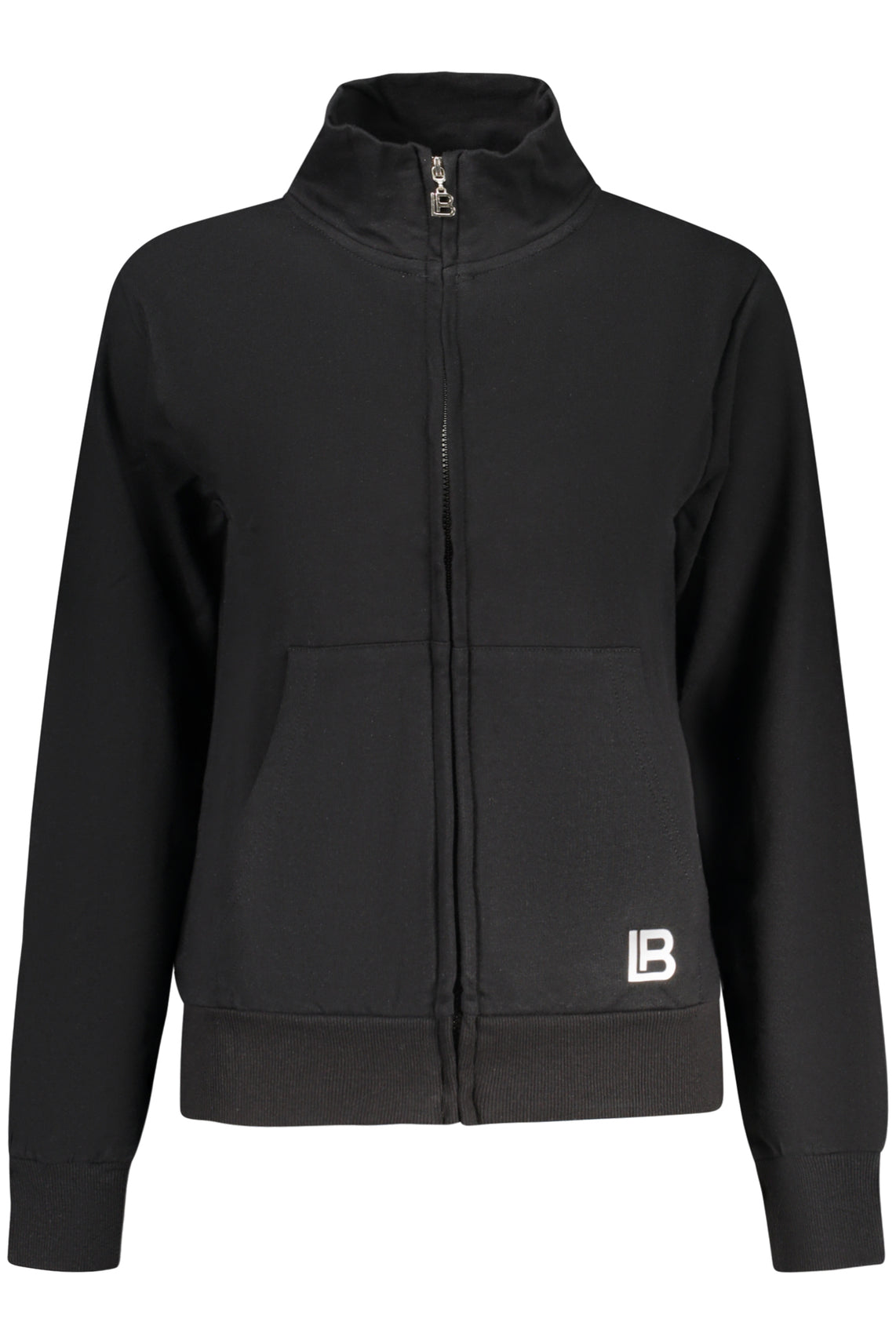 LAURA BIAGIOTTI LAURA BIAGIOTTI WOMEN'S BLACK ZIP-UP SWEATSHIRT - Nero