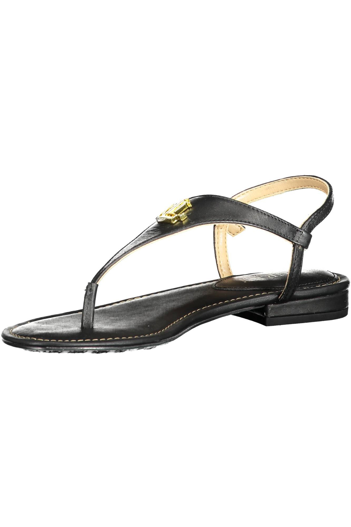Lauren women's black sandal shoes
