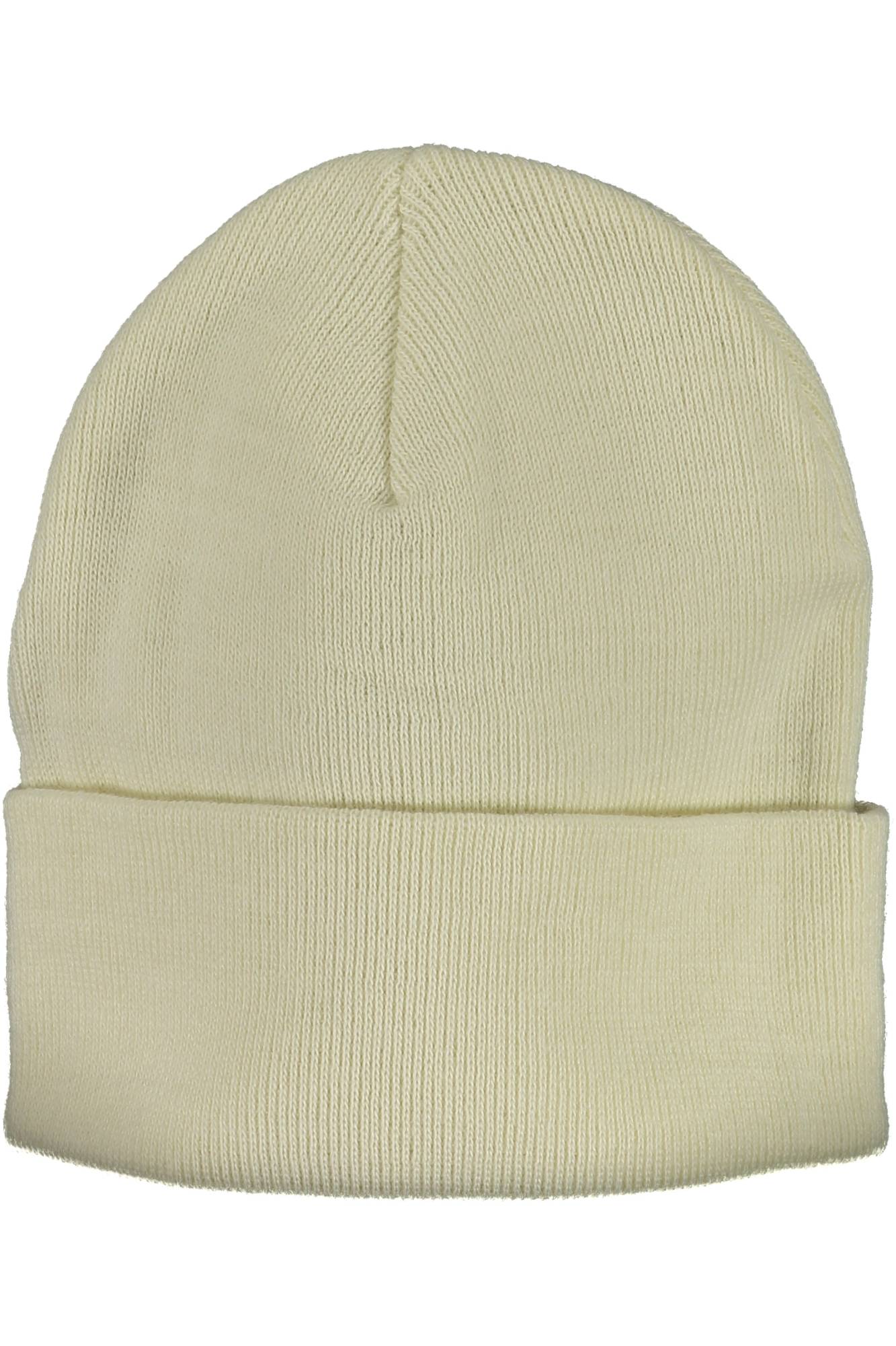 White woman beanie