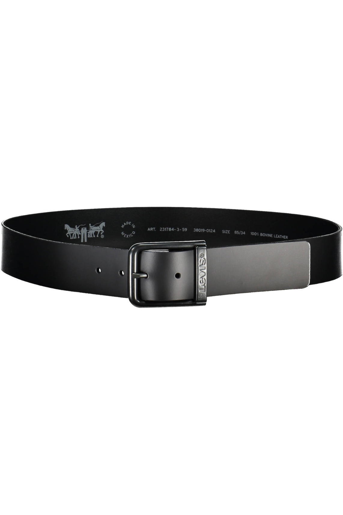 Black man leather belt