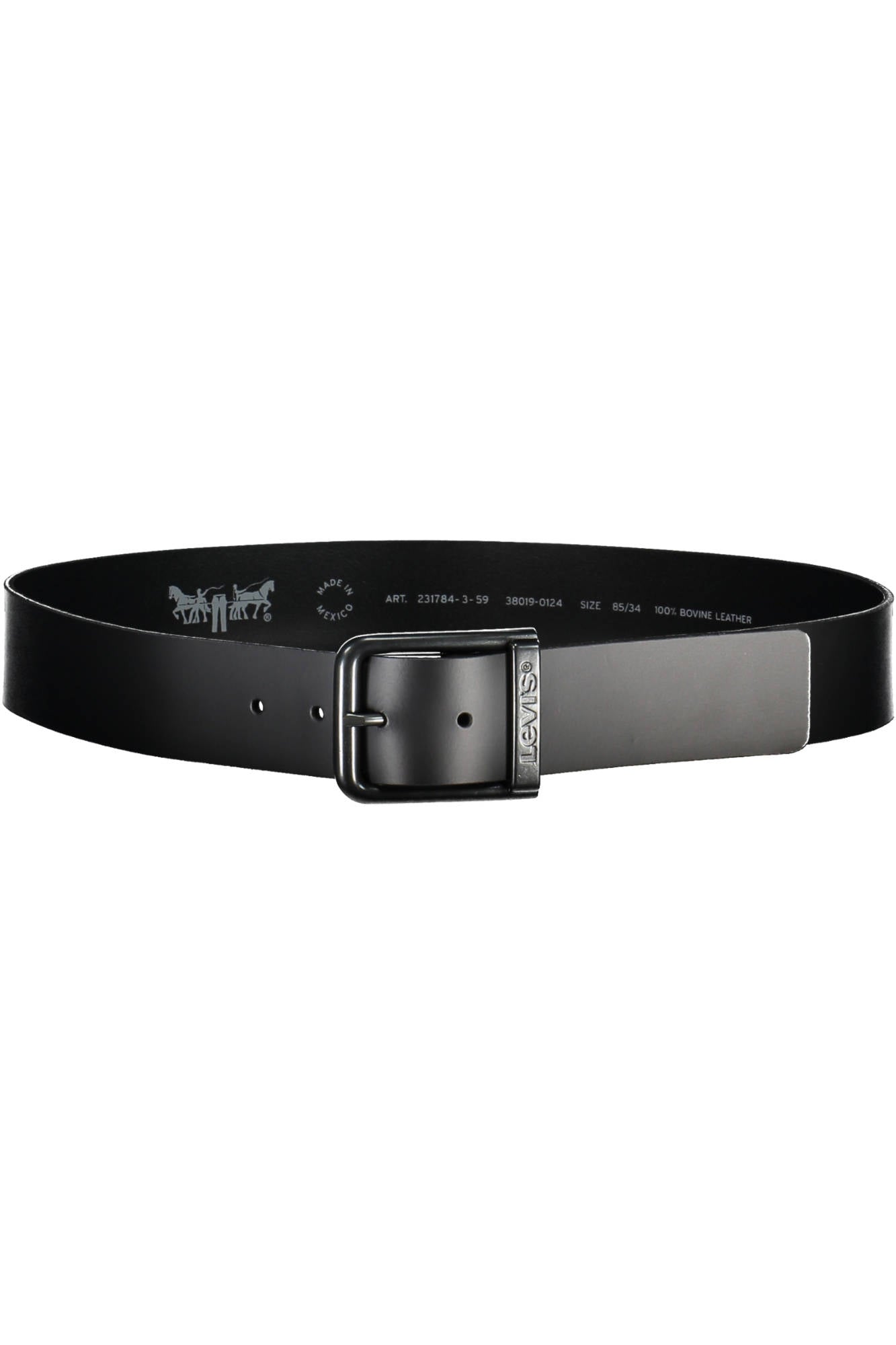 Black man leather belt
