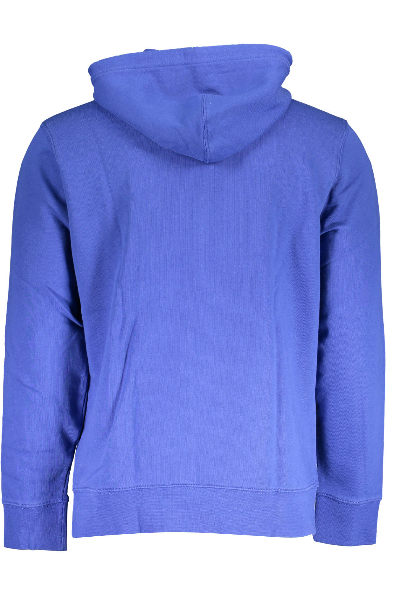 Man blue sweatshirt without zip