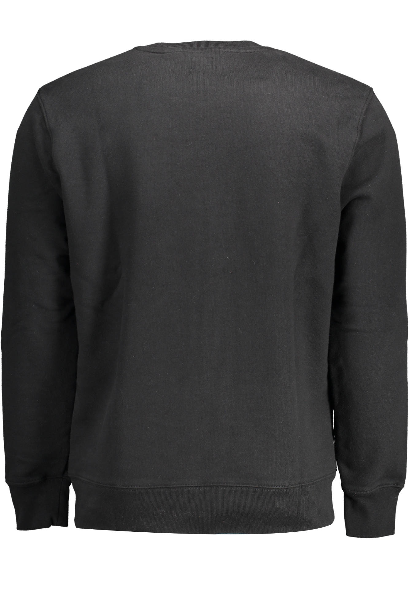 Men's black sweatshirt without zip