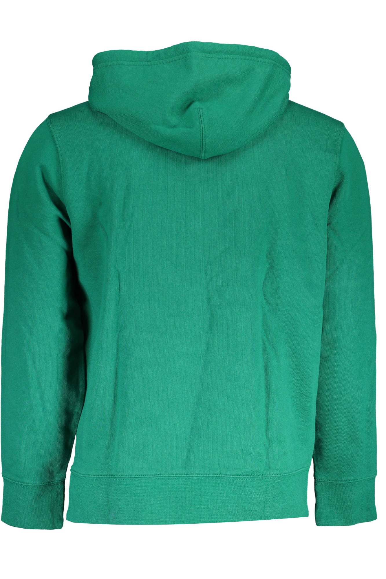 Man green sweatshirt without zip