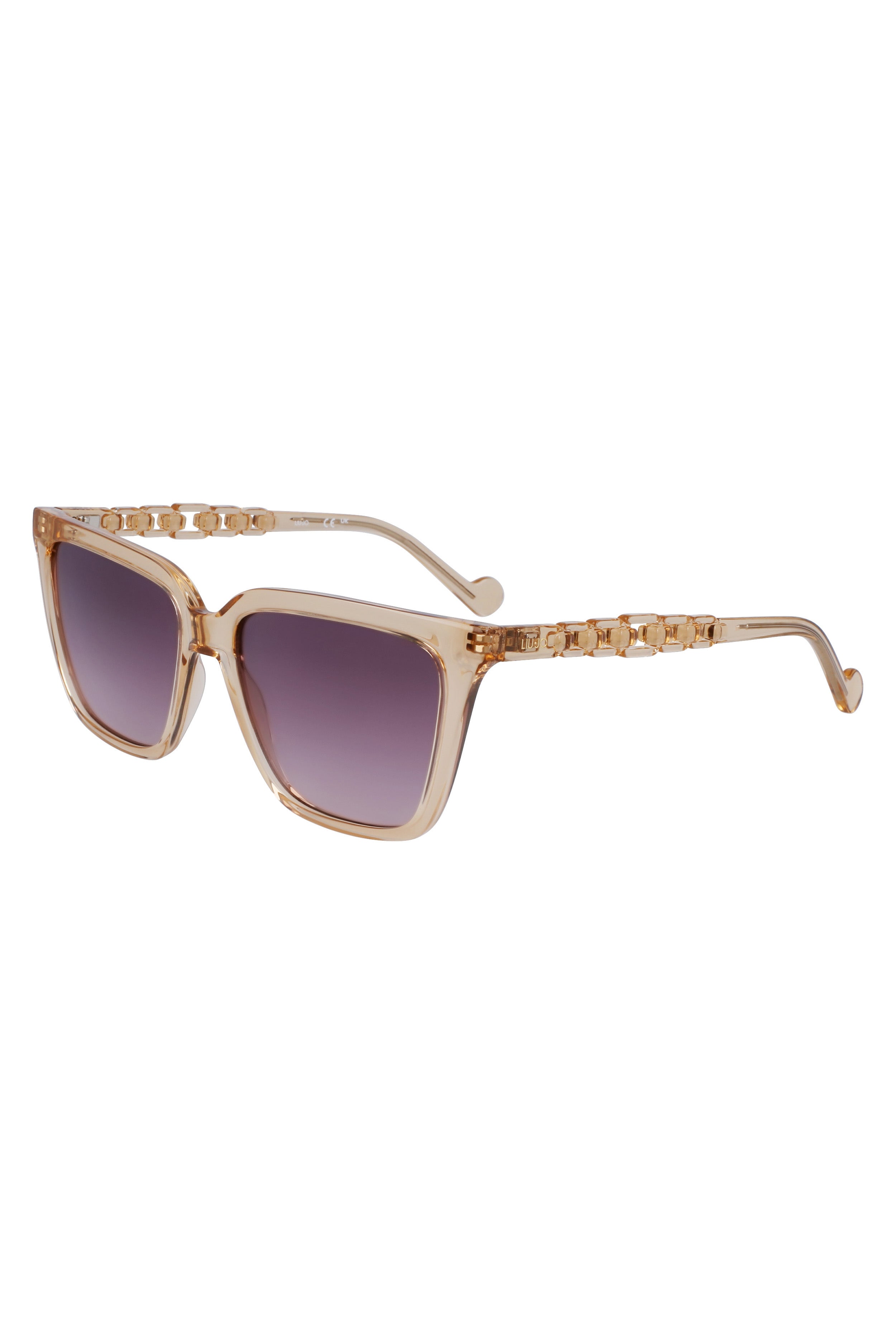 Beige women's sunglasses