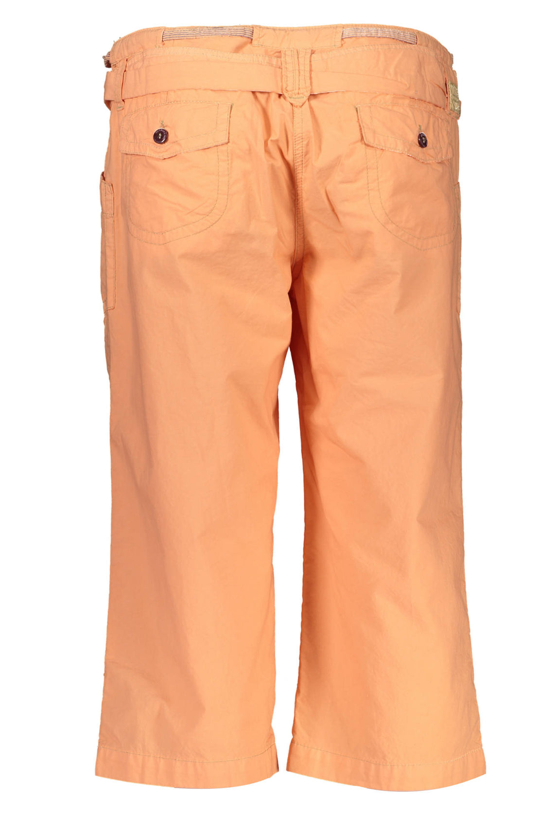 Orange women's bermuda pants