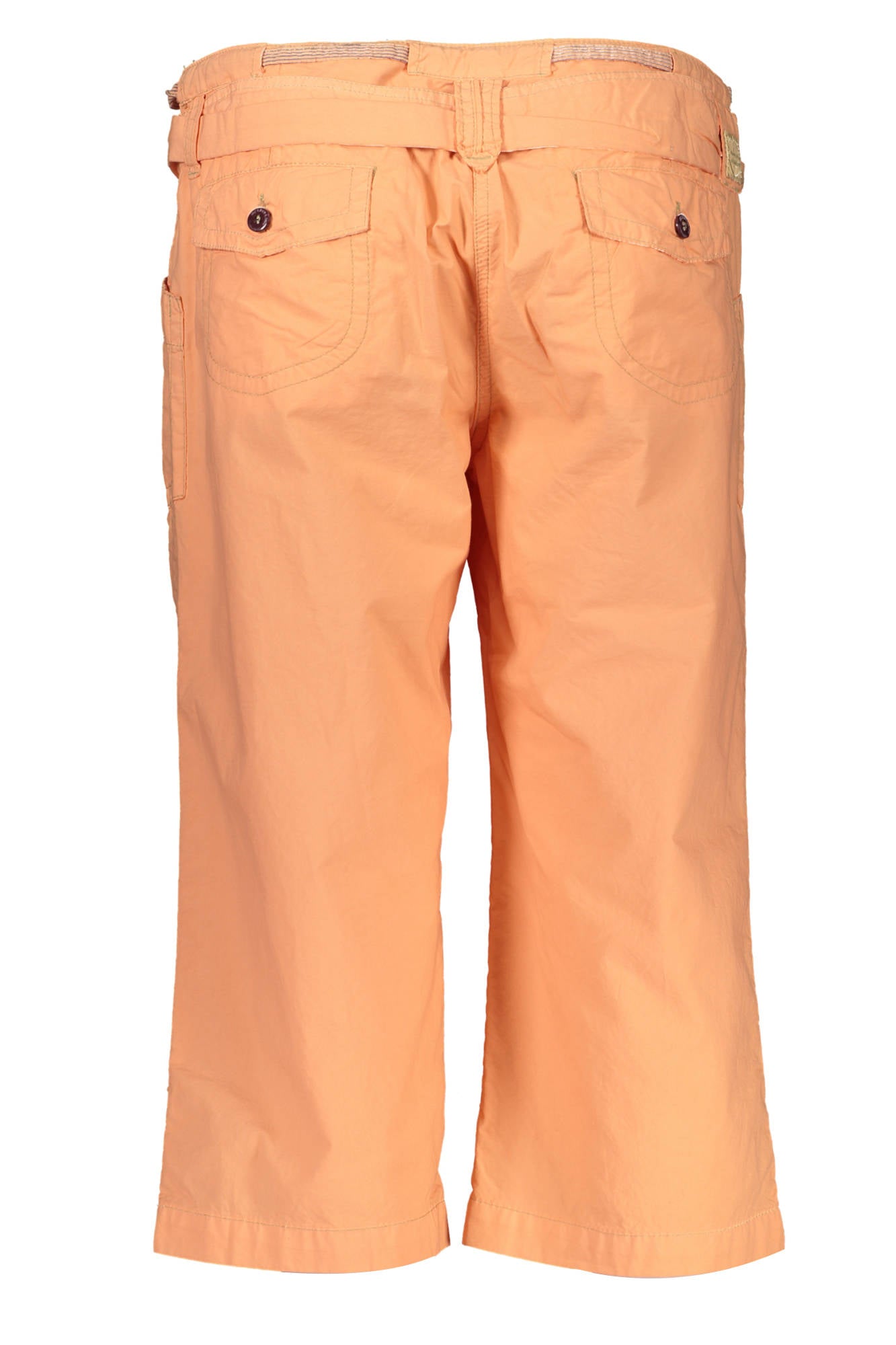 Orange women's bermuda pants