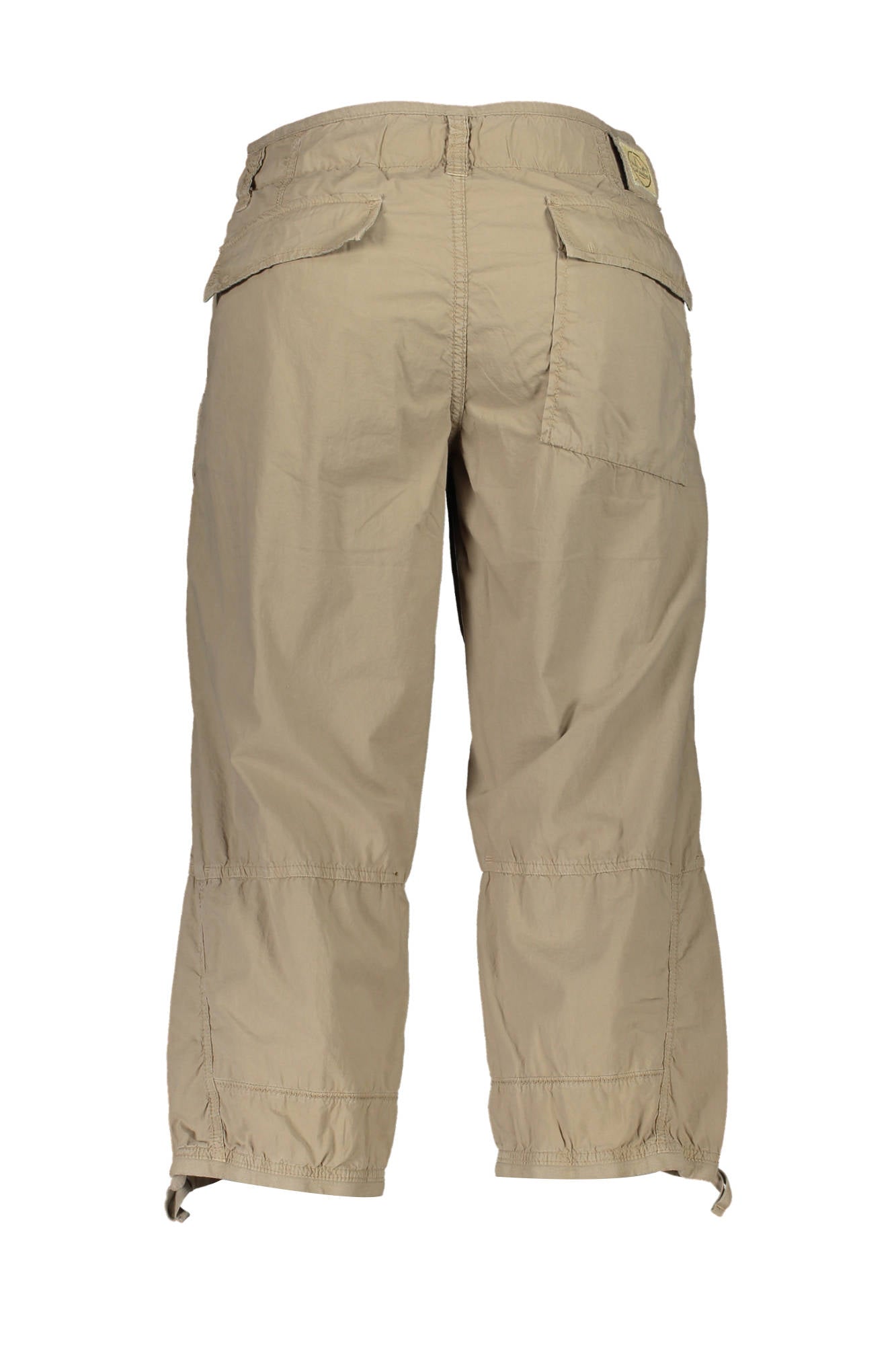 Beige men's bermuda pants