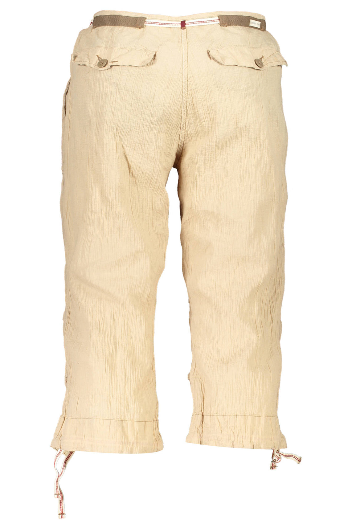 Beige men's bermuda pants