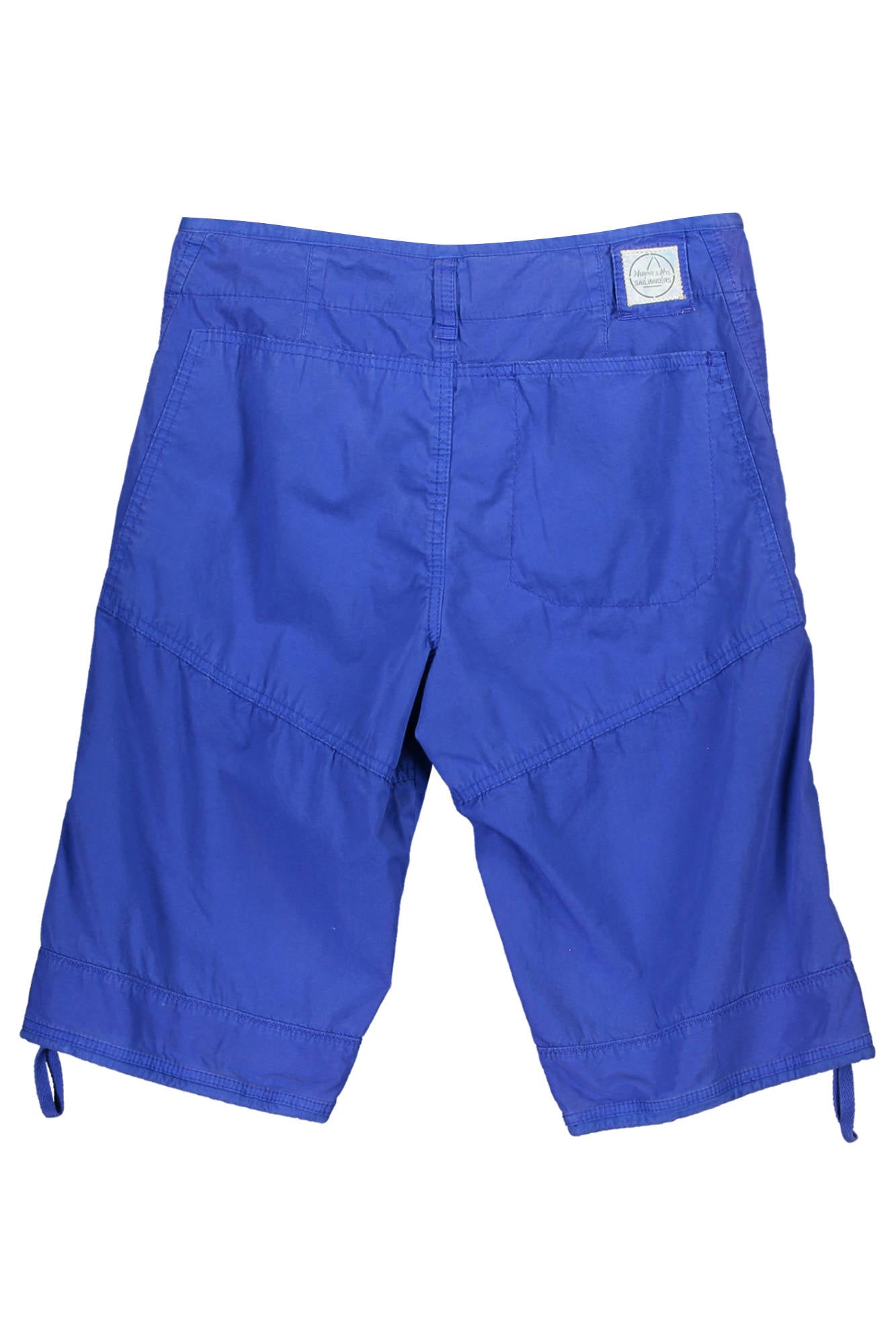 Man blue bermuda pants