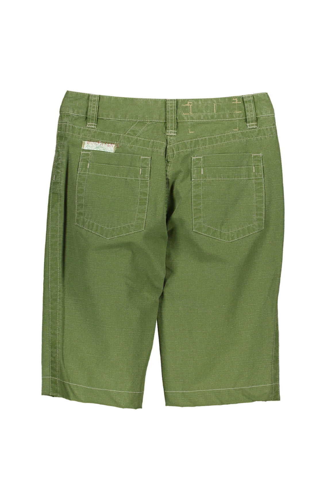 Green man bermuda pants