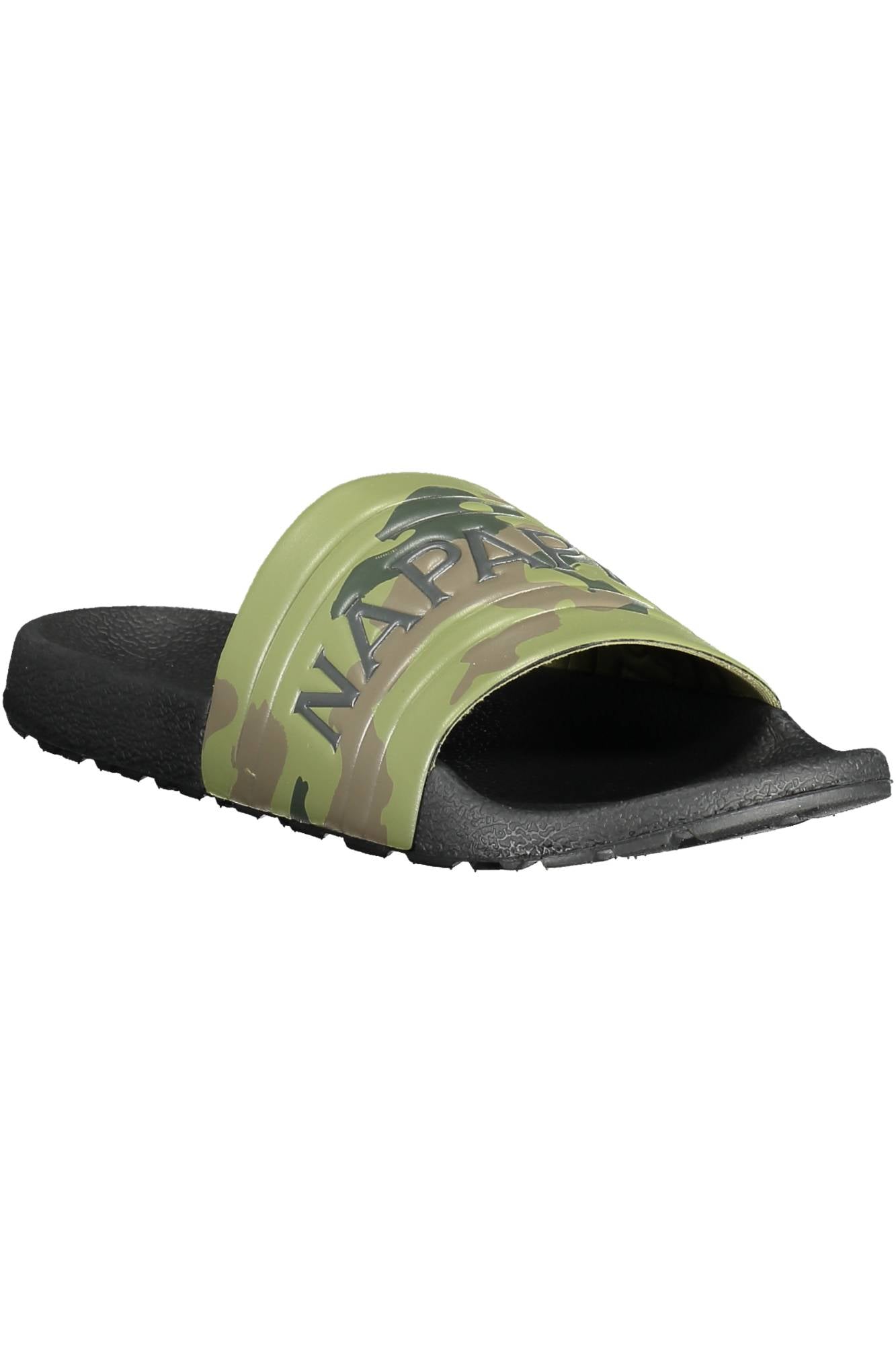 Men's green slippers