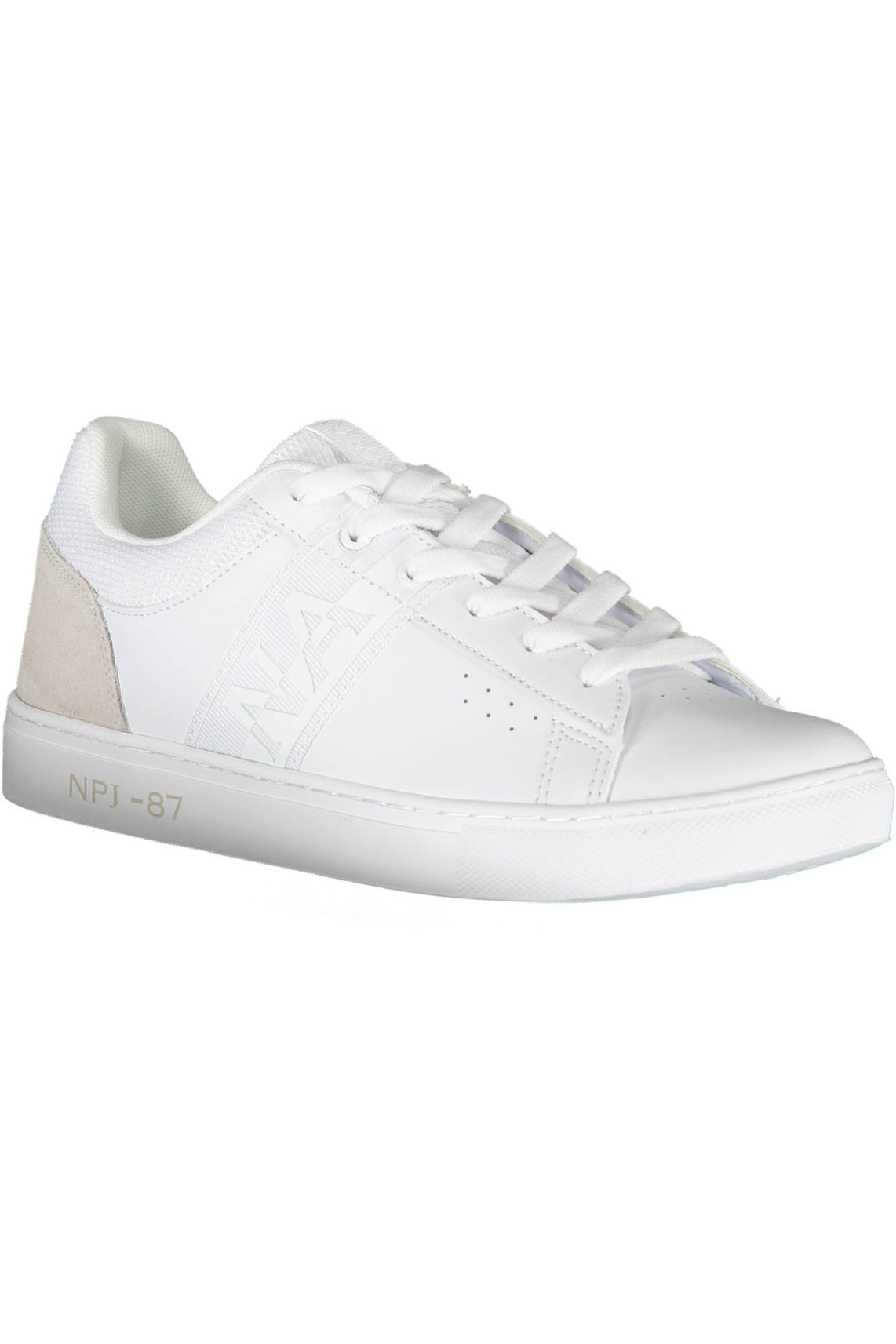 Men's white sports shoes