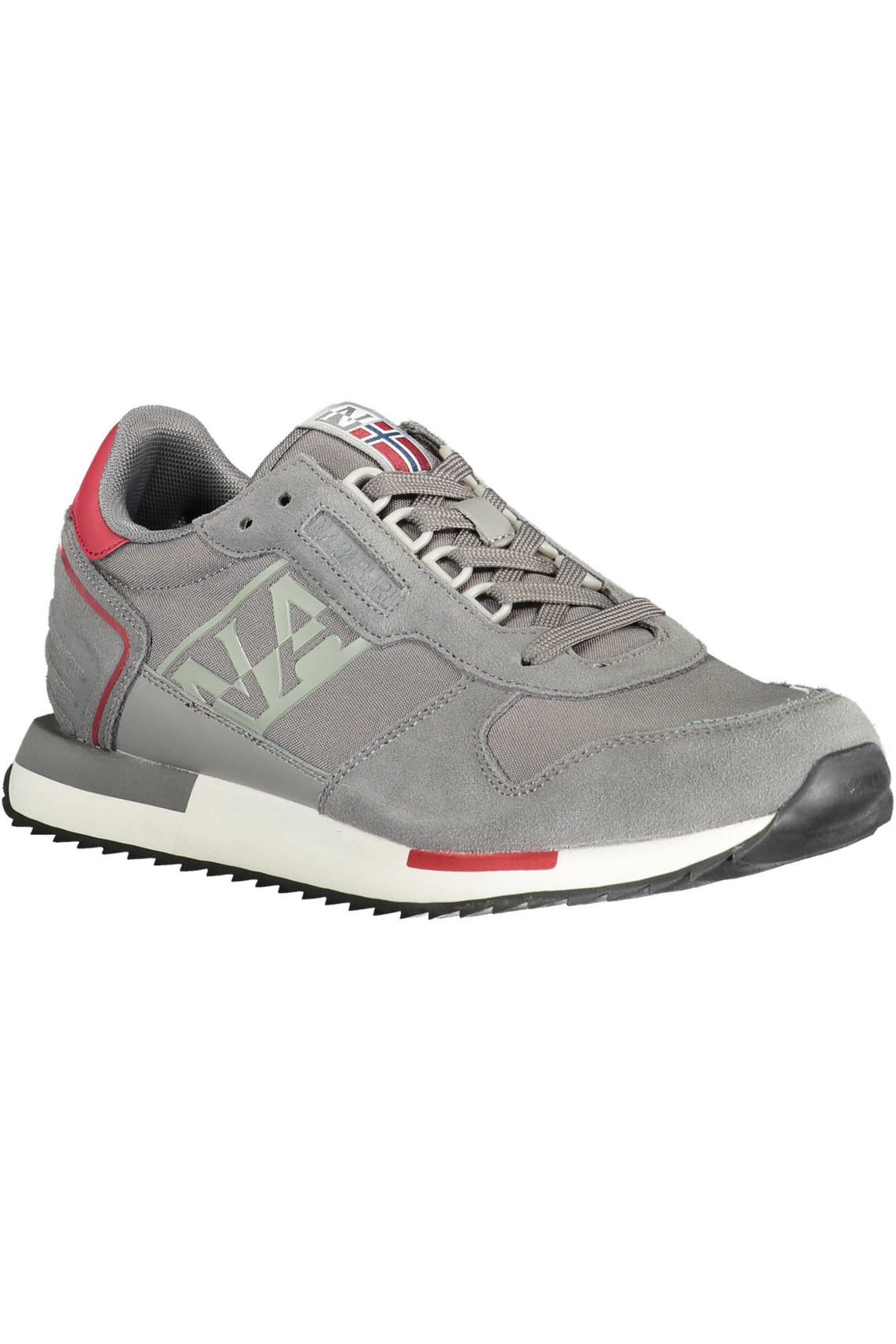 Gray men's sports shoes