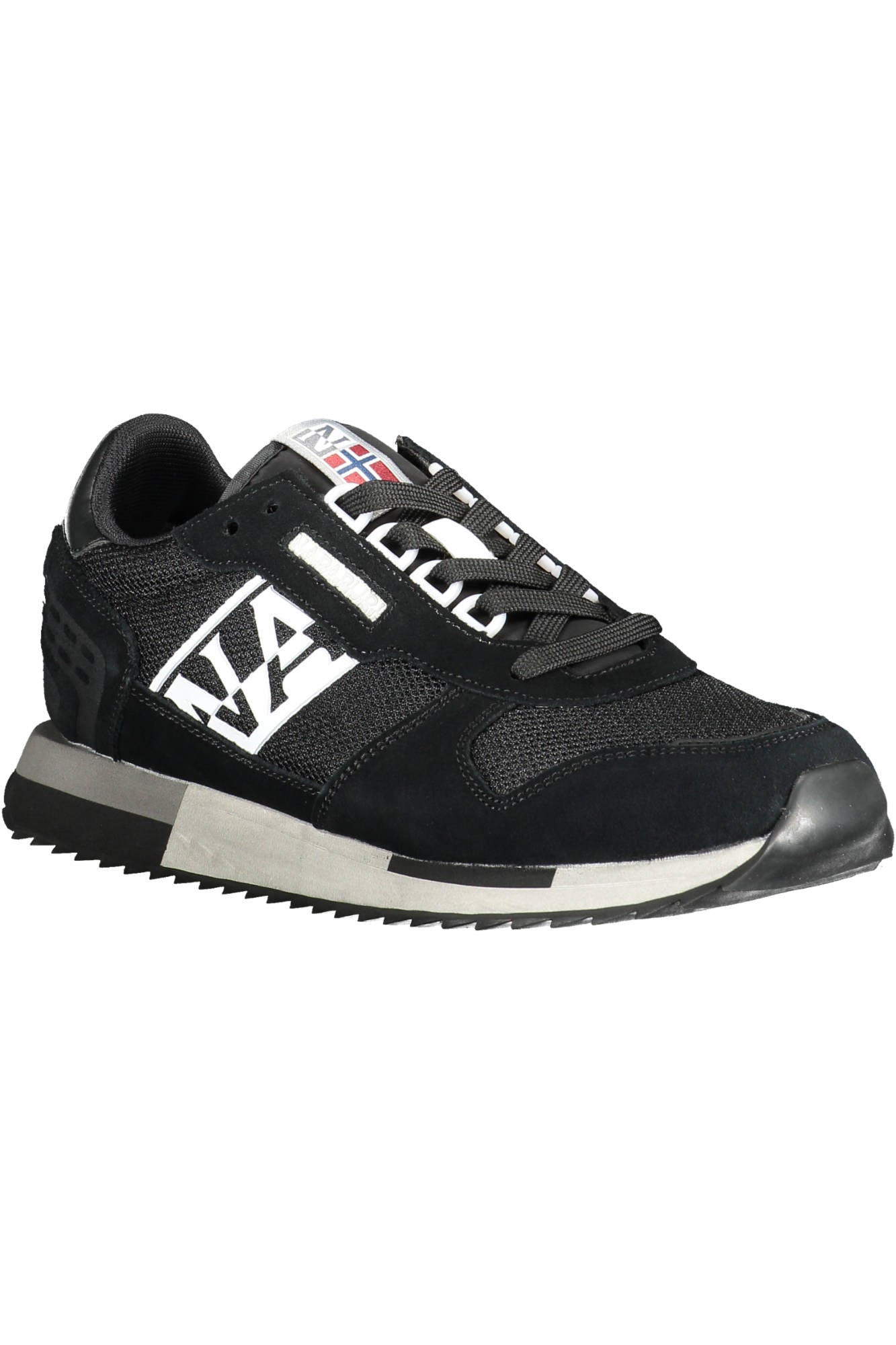 Men's black sports shoes