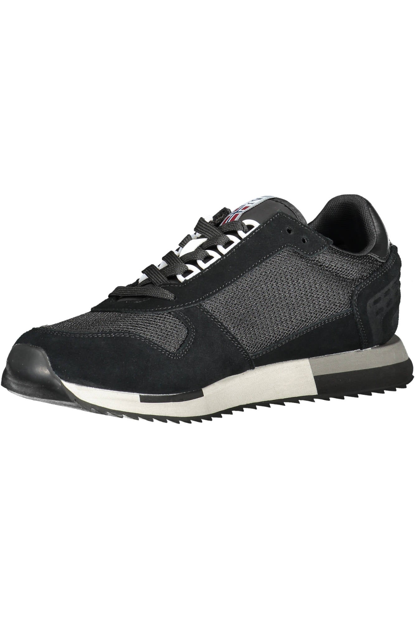 Men's black sports shoes