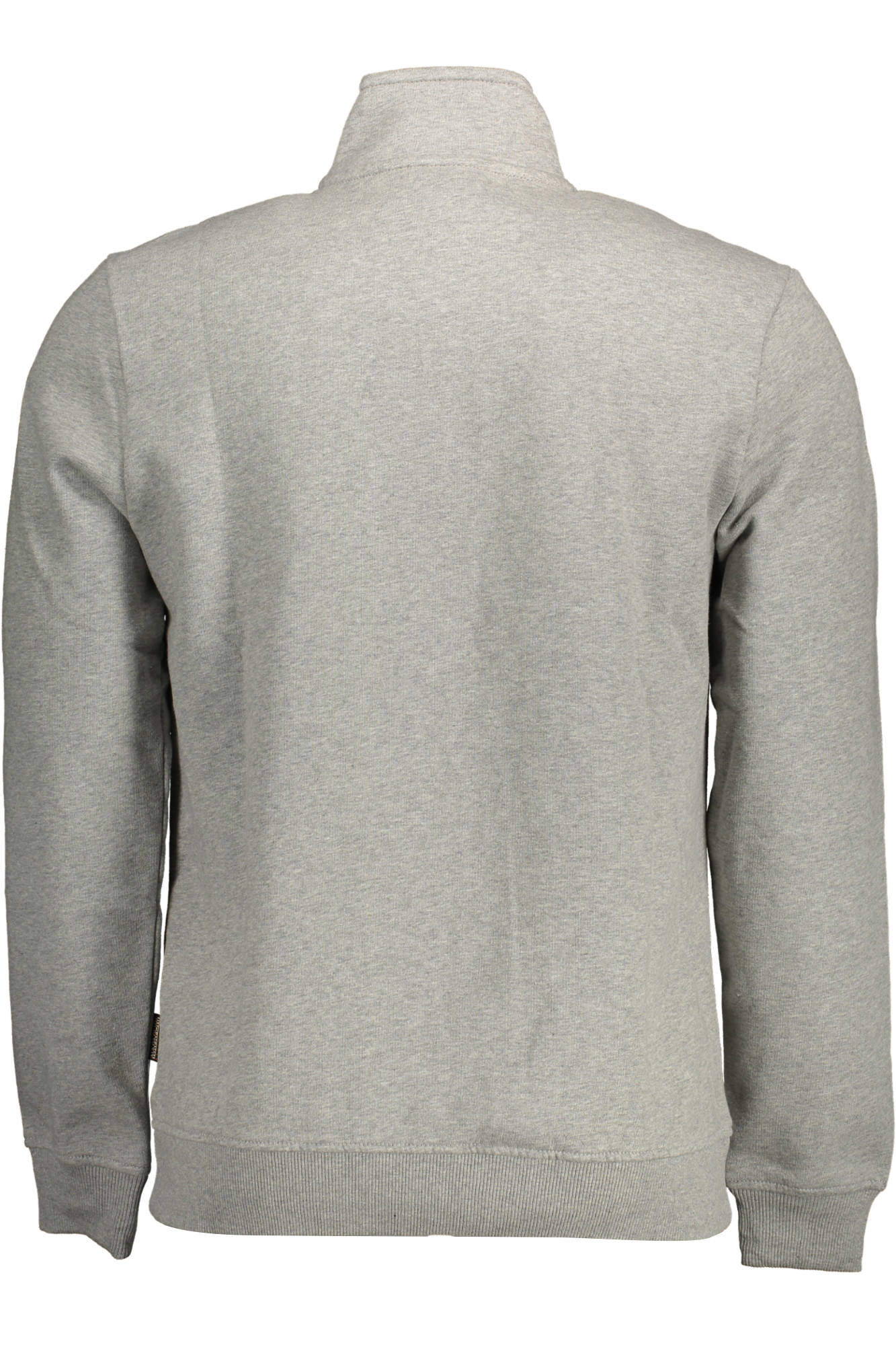 Sweatshirt with zip man gray