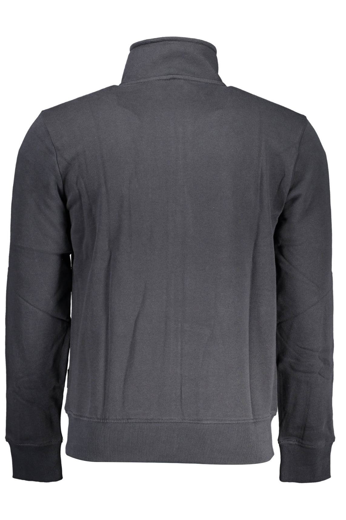 Black man zipped sweatshirt
