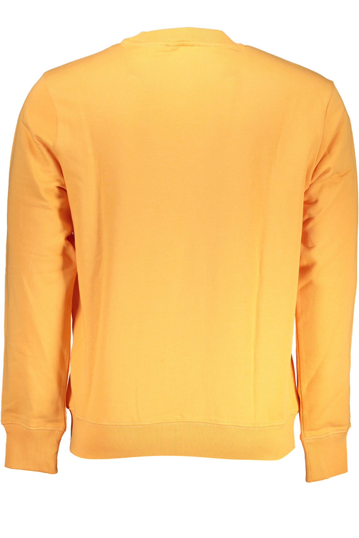 Men's orange zipless sweatshirt
