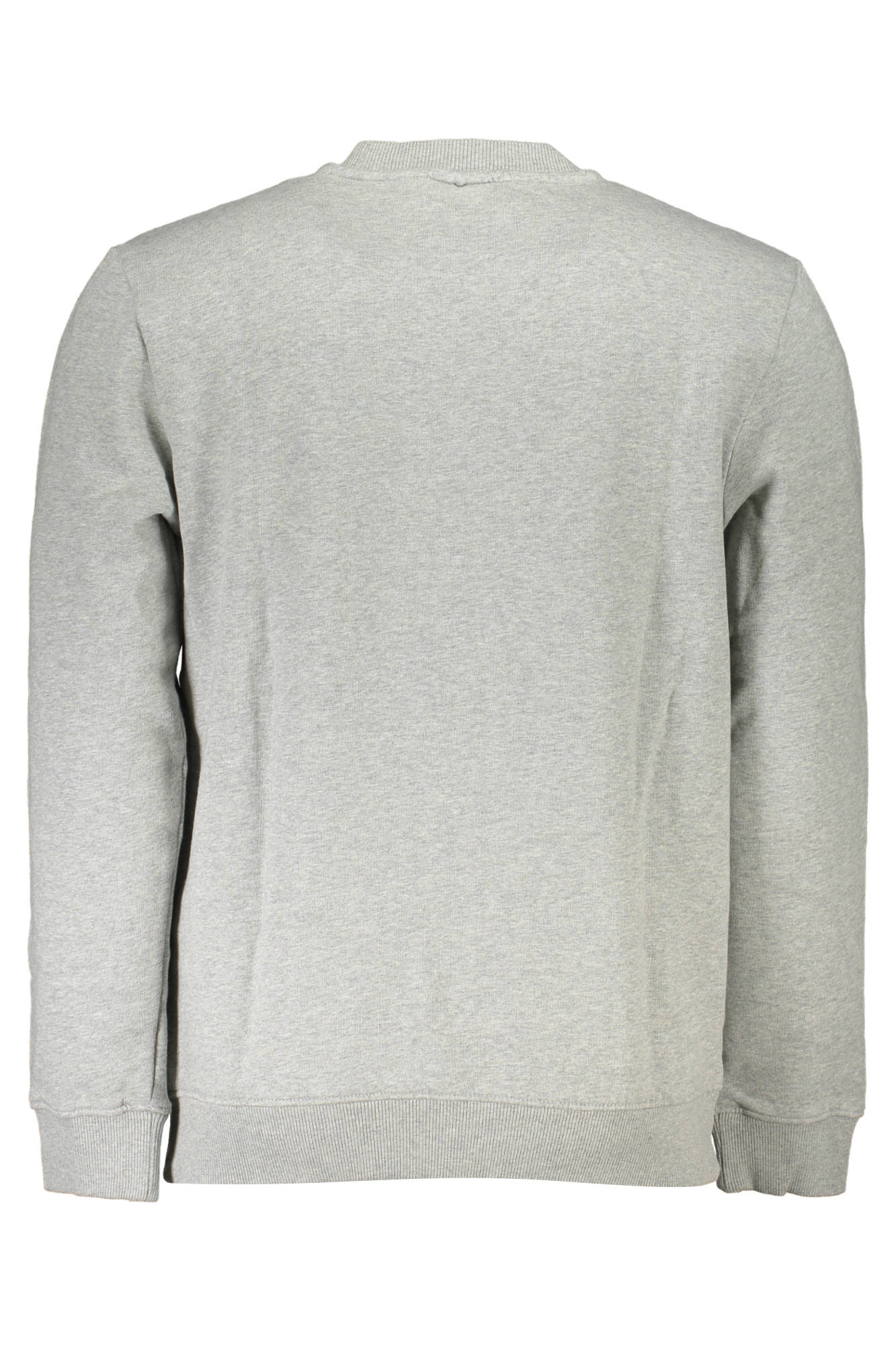 Men's gray zipless sweatshirt