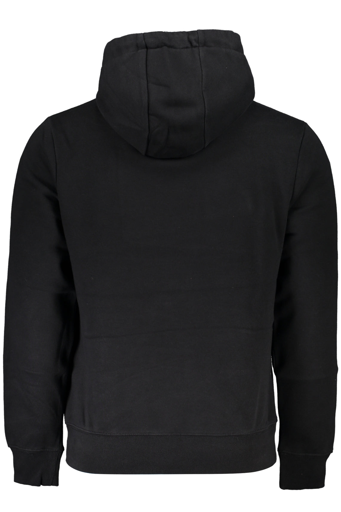 Men's black zipless sweatshirt