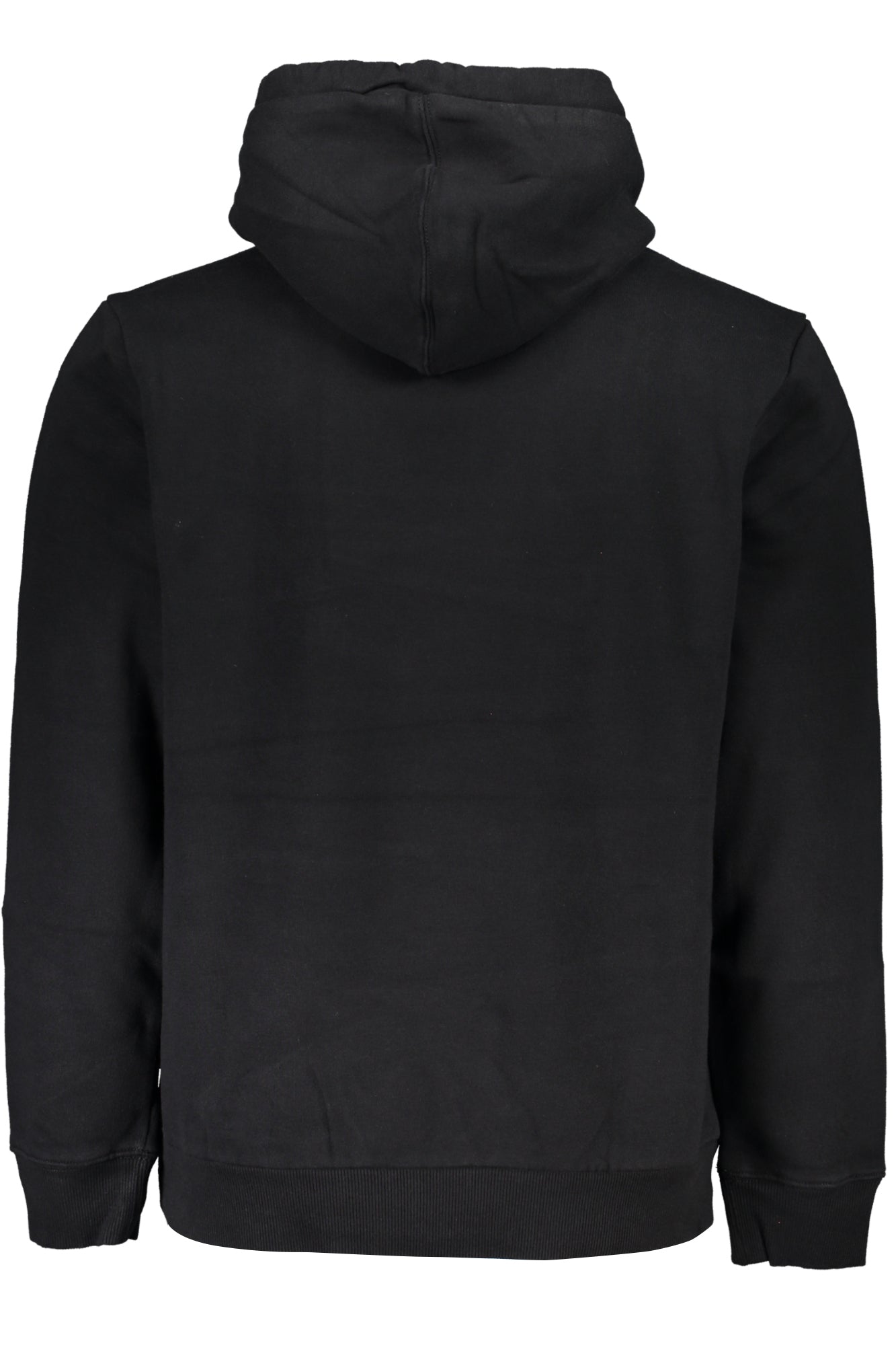 Men's black zipless sweatshirt