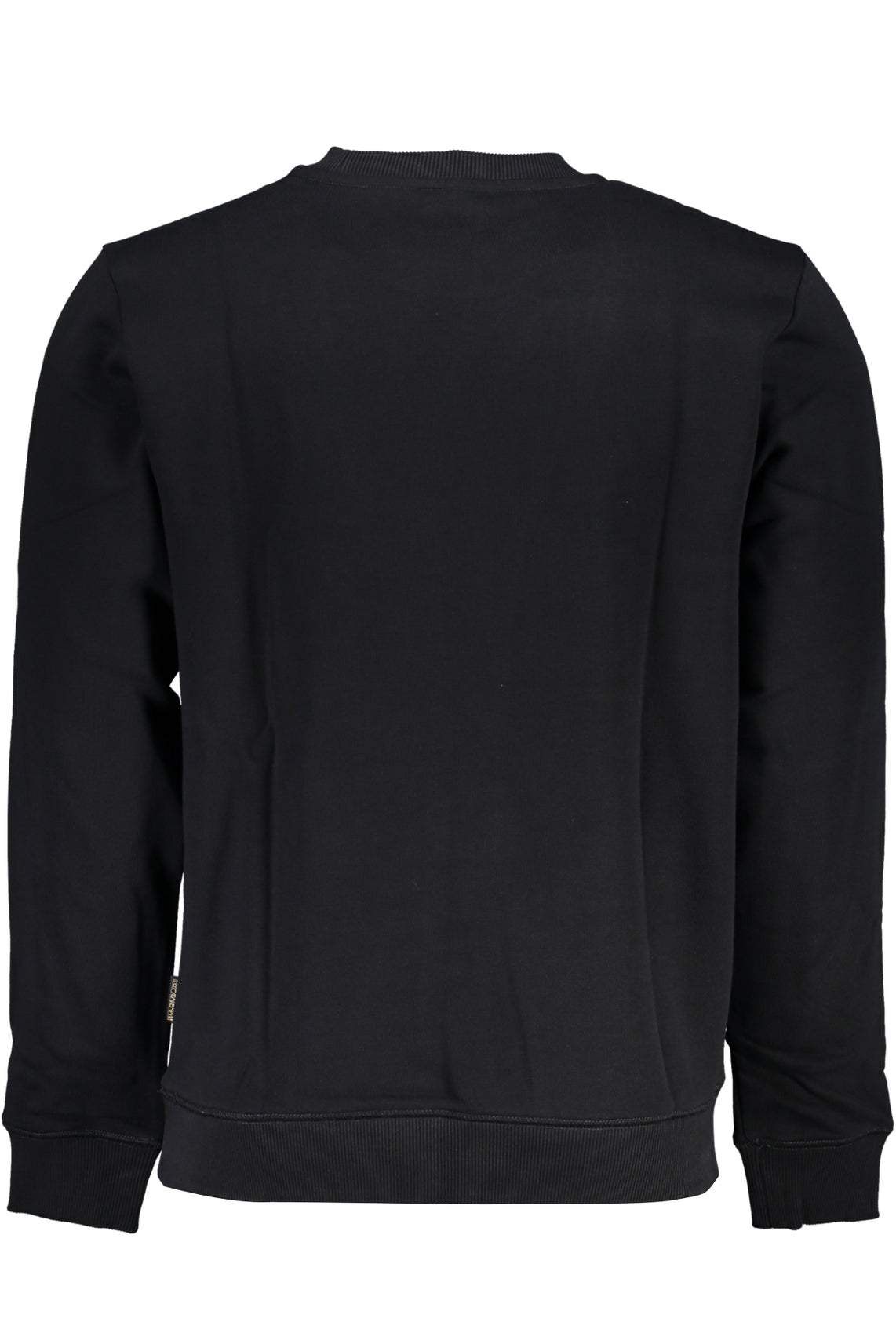 Men's black zipless sweatshirt