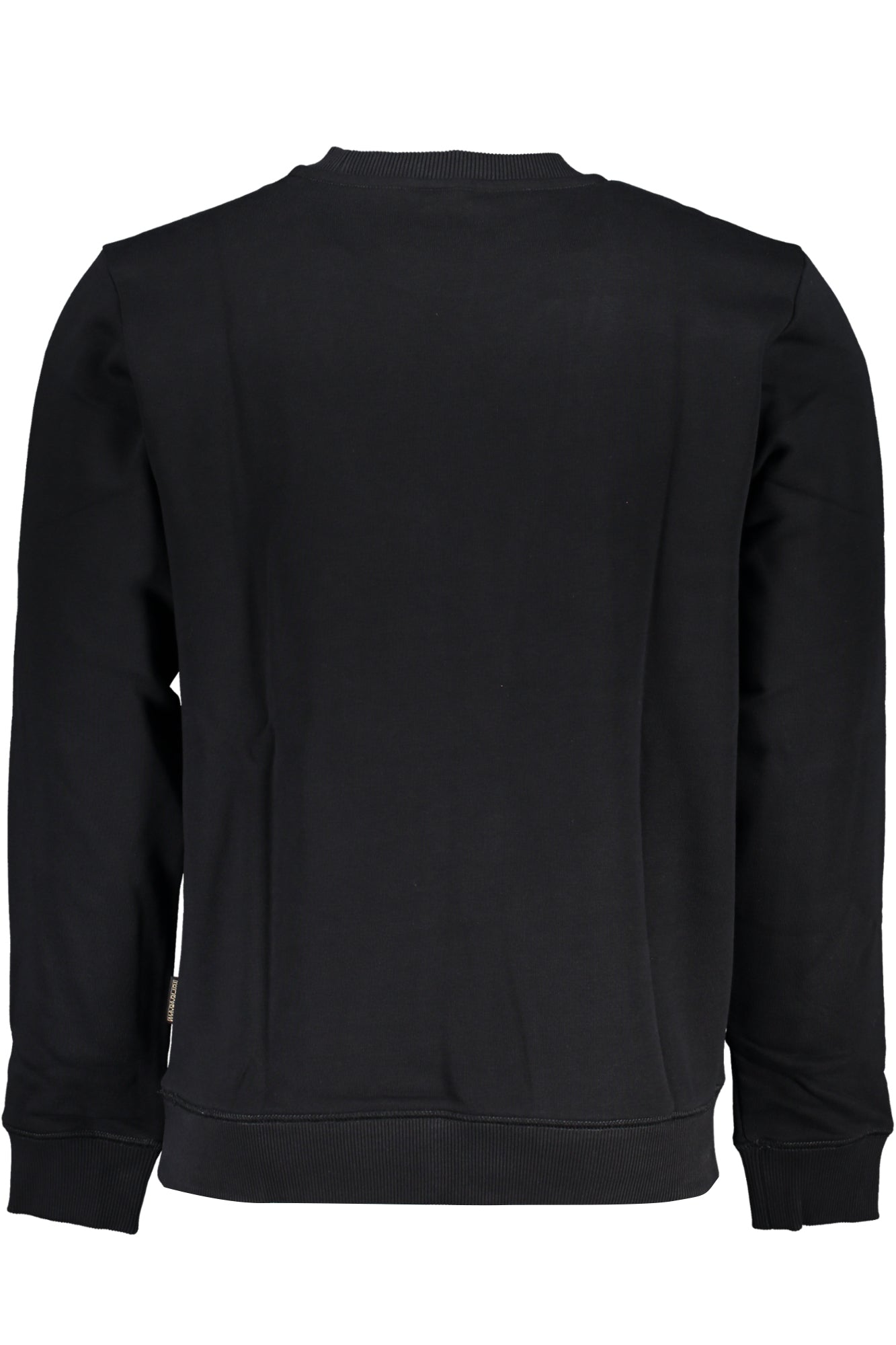 Men's black zipless sweatshirt