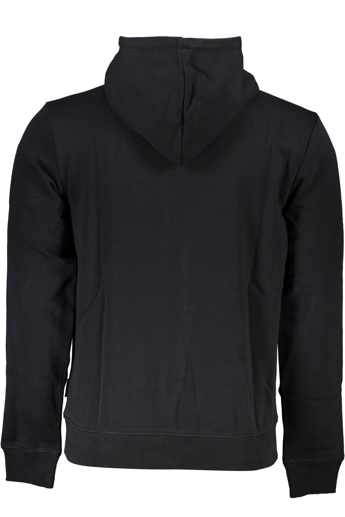 Men's black zipless sweatshirt