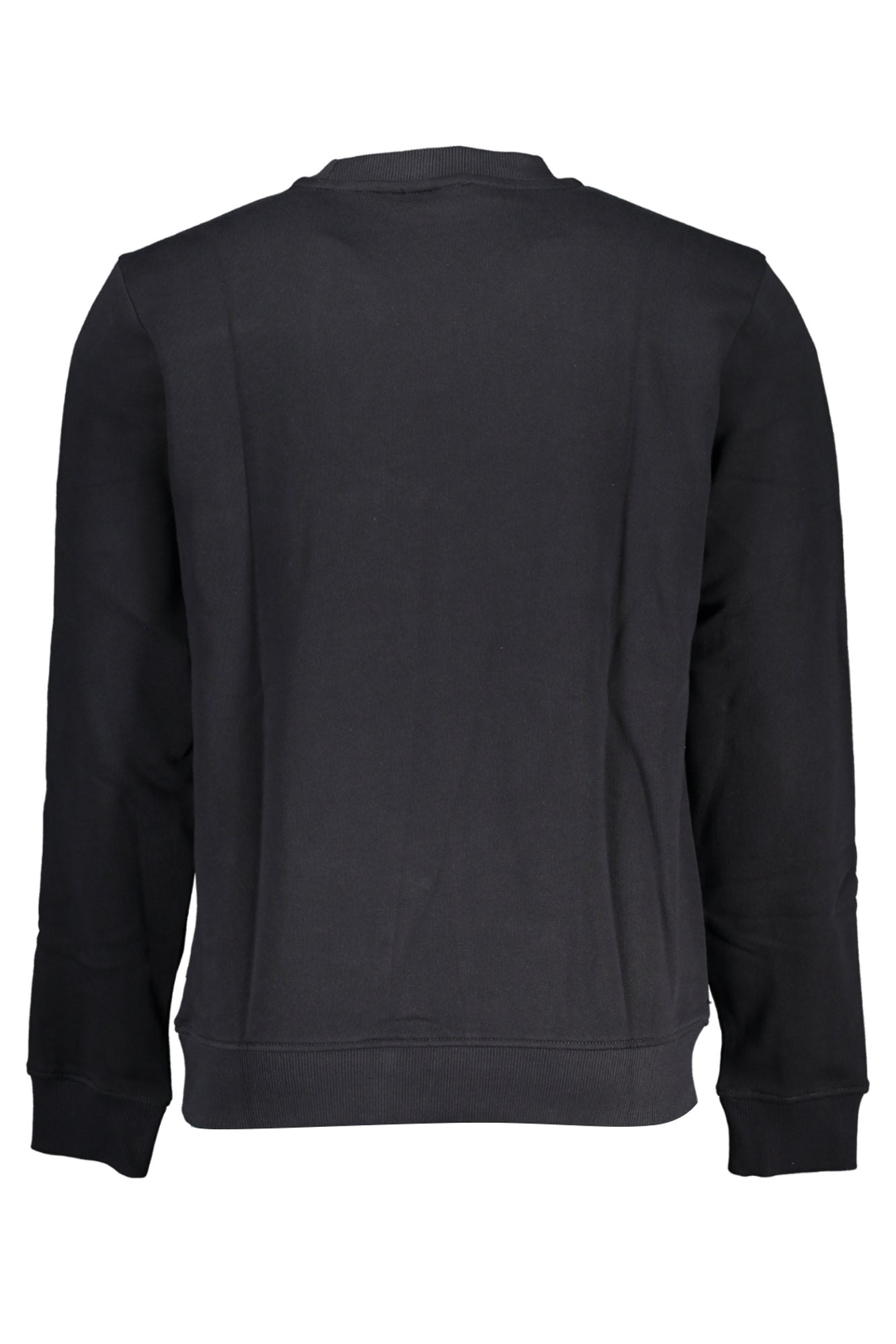 Men's black zipless sweatshirt