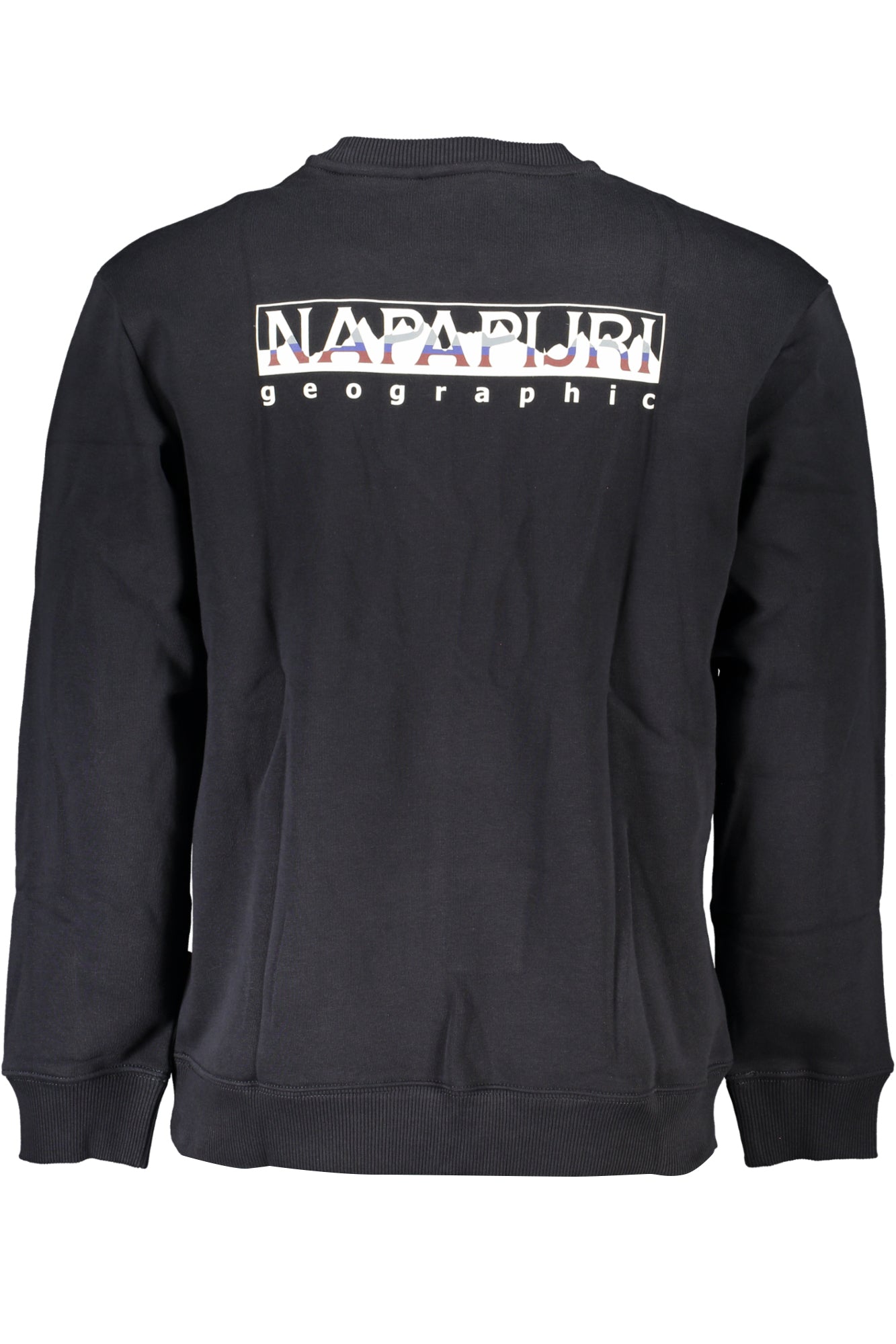 Men's black zipless sweatshirt