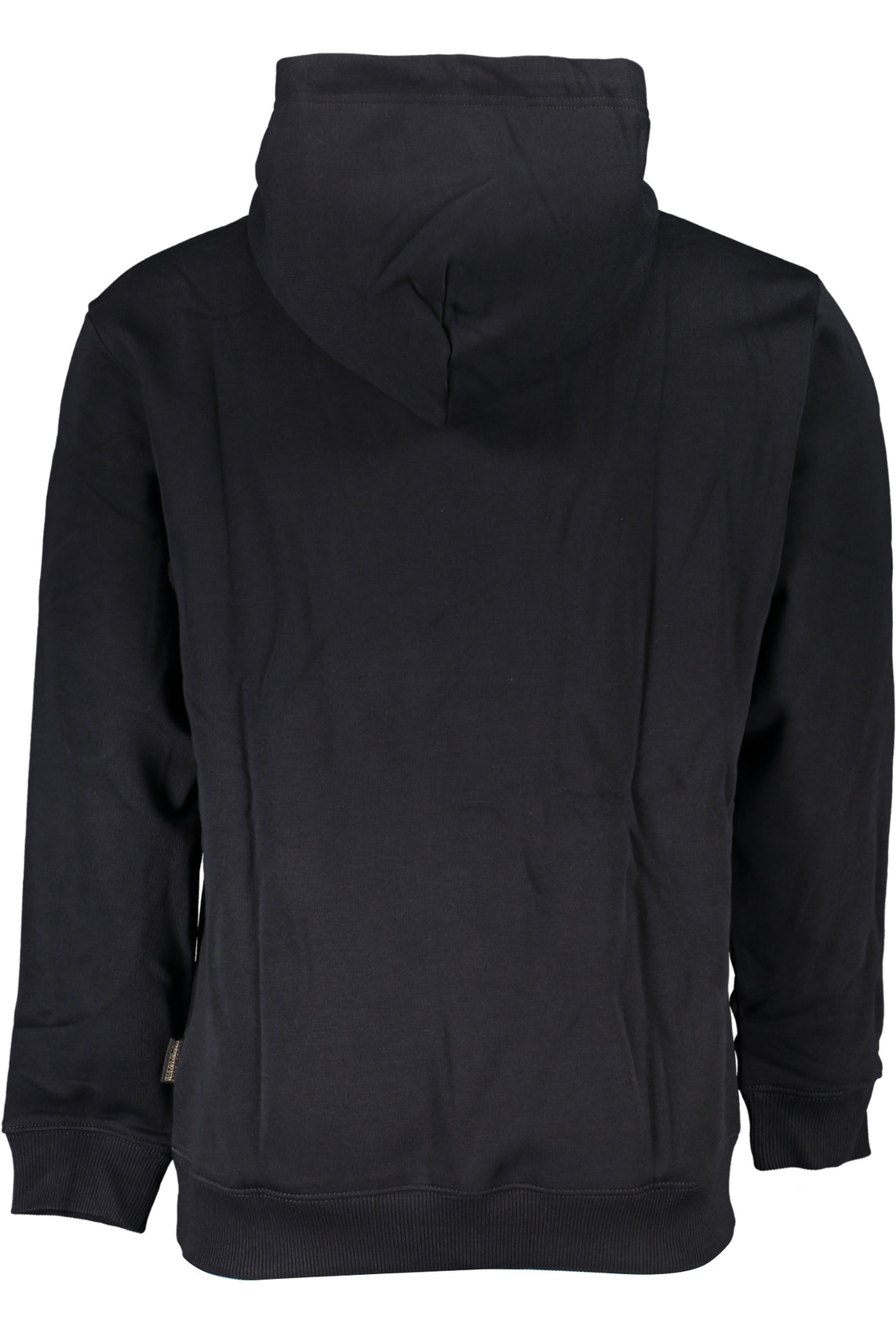 Men's black zipless sweatshirt