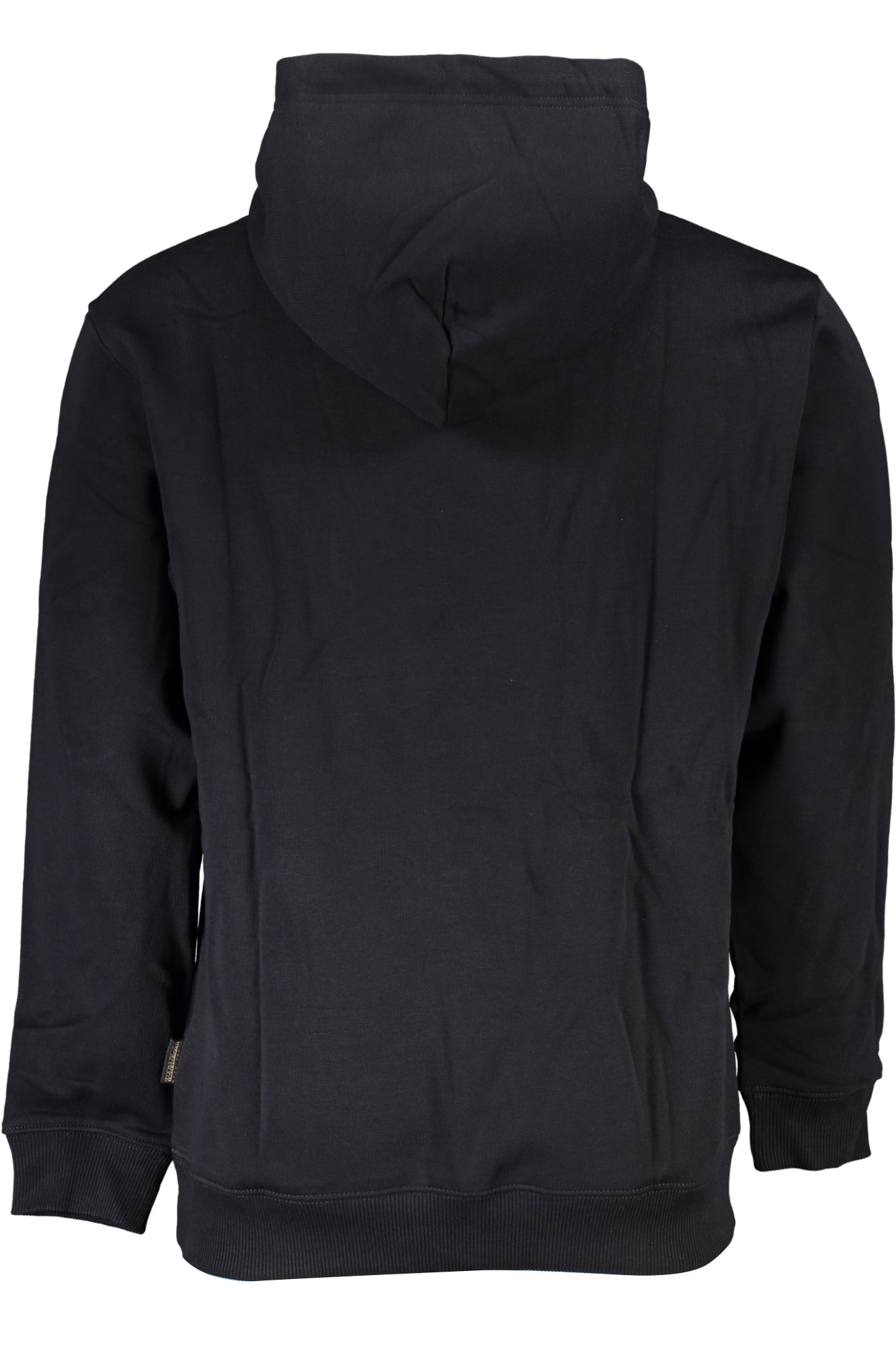 Men's black zipless sweatshirt
