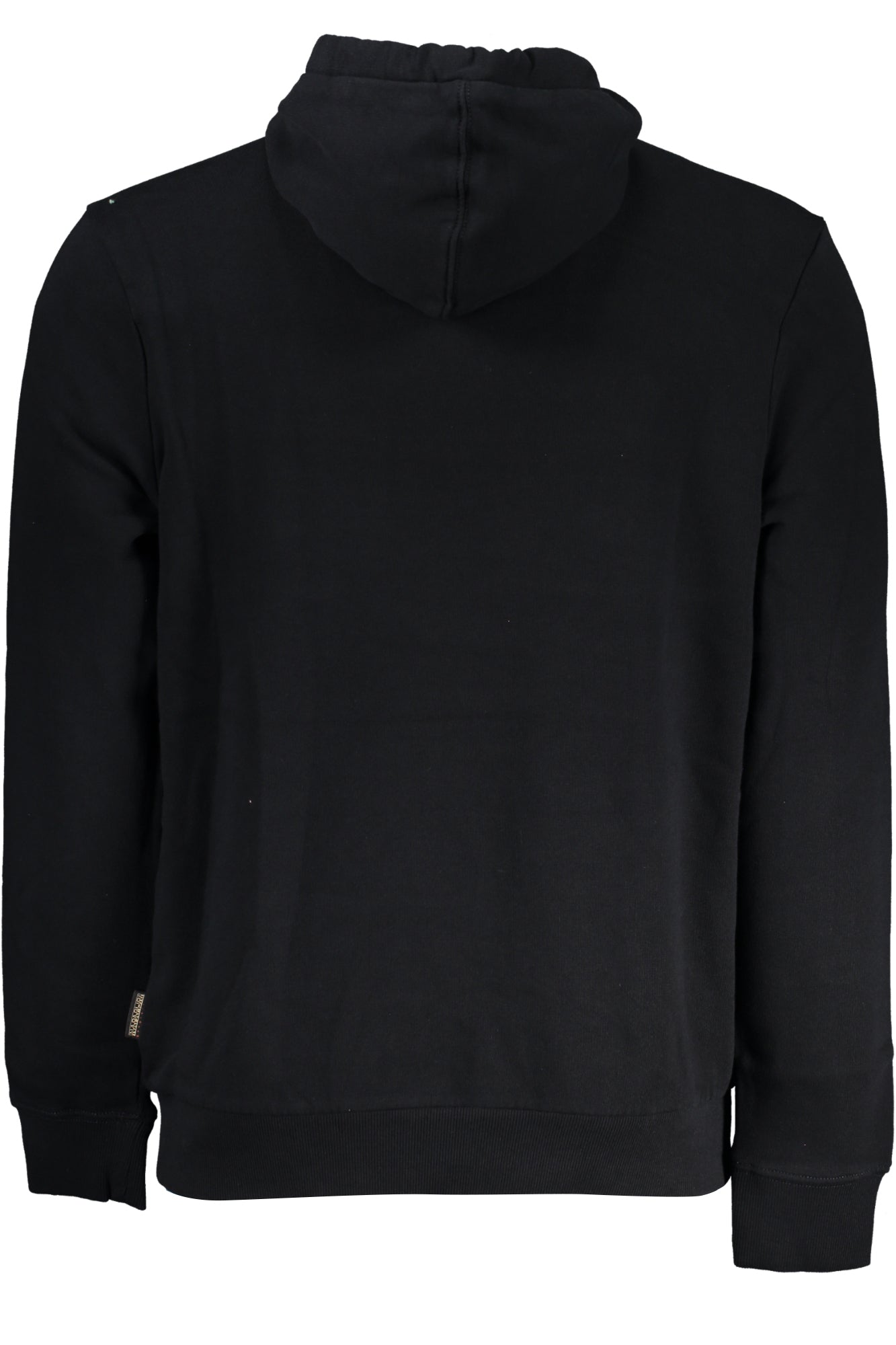 Men's black zipless sweatshirt