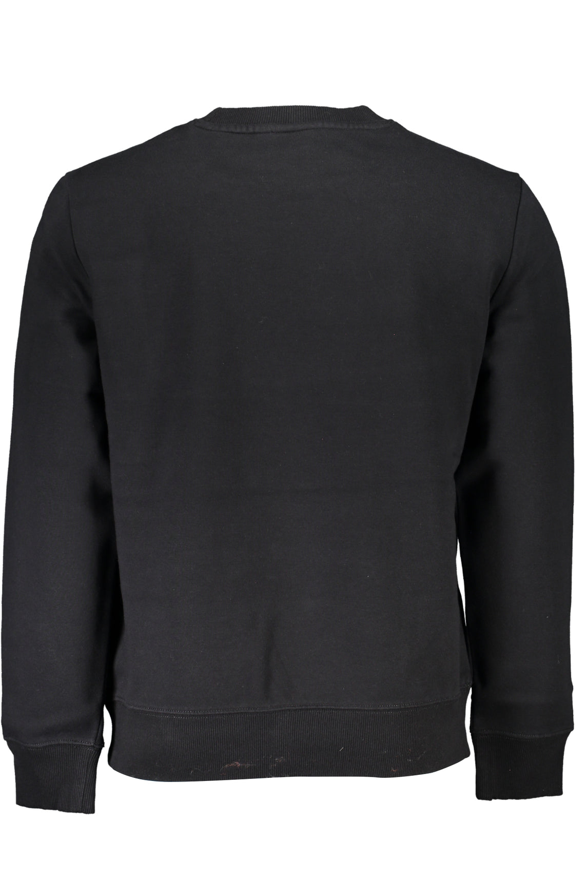 Men's black zipless sweatshirt