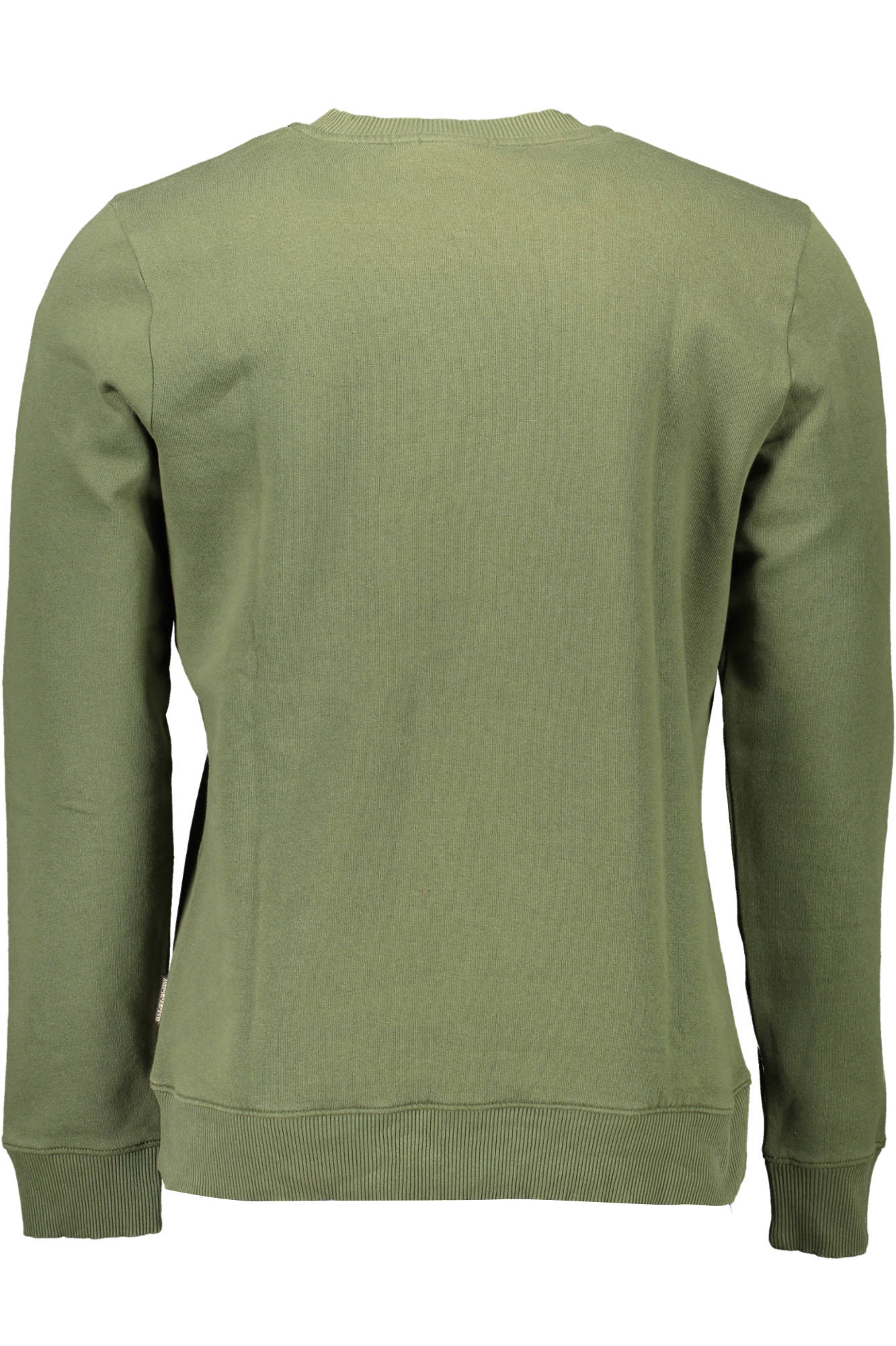 Green men's zipless sweatshirt