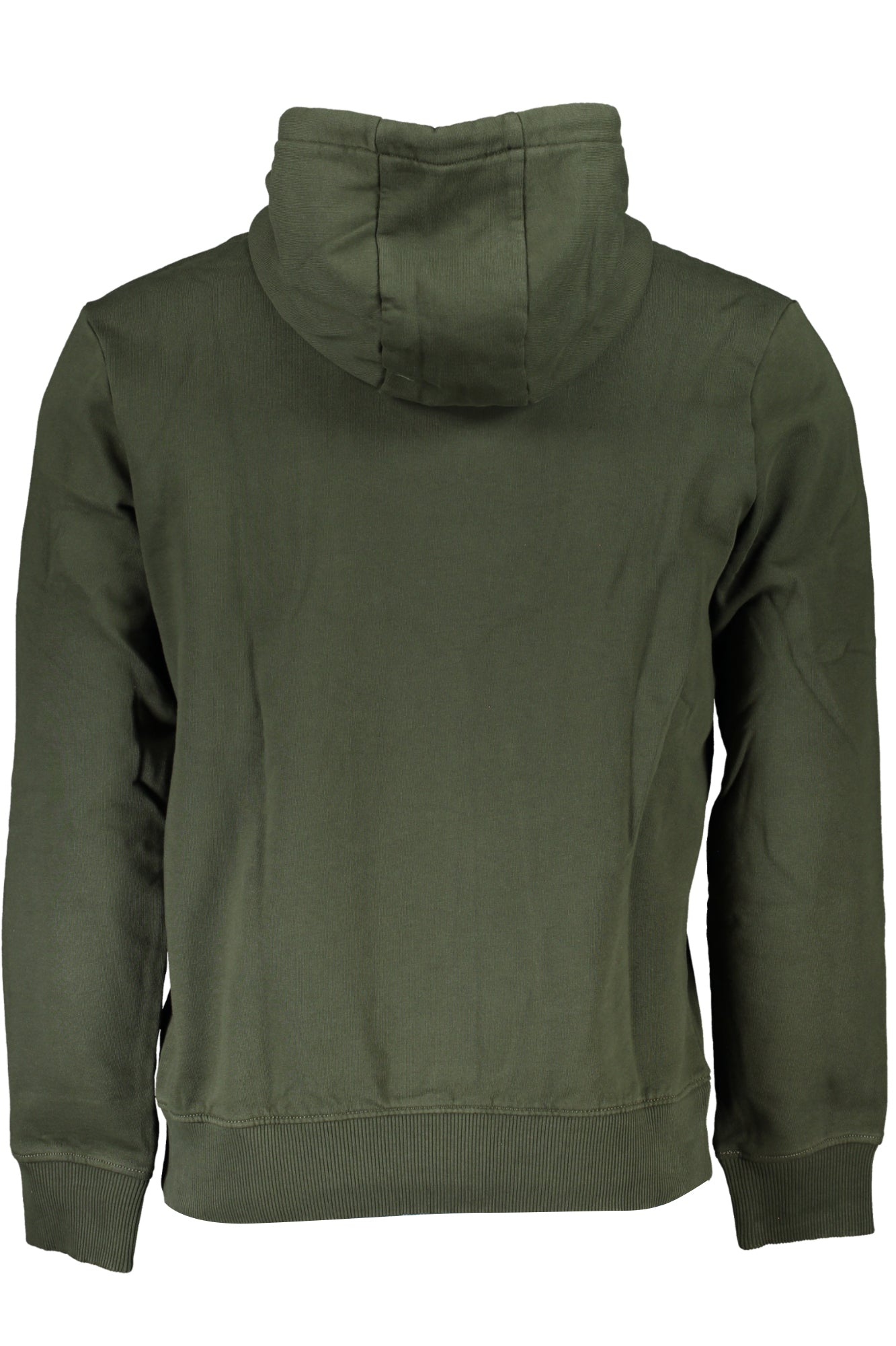 Green men's zipless sweatshirt