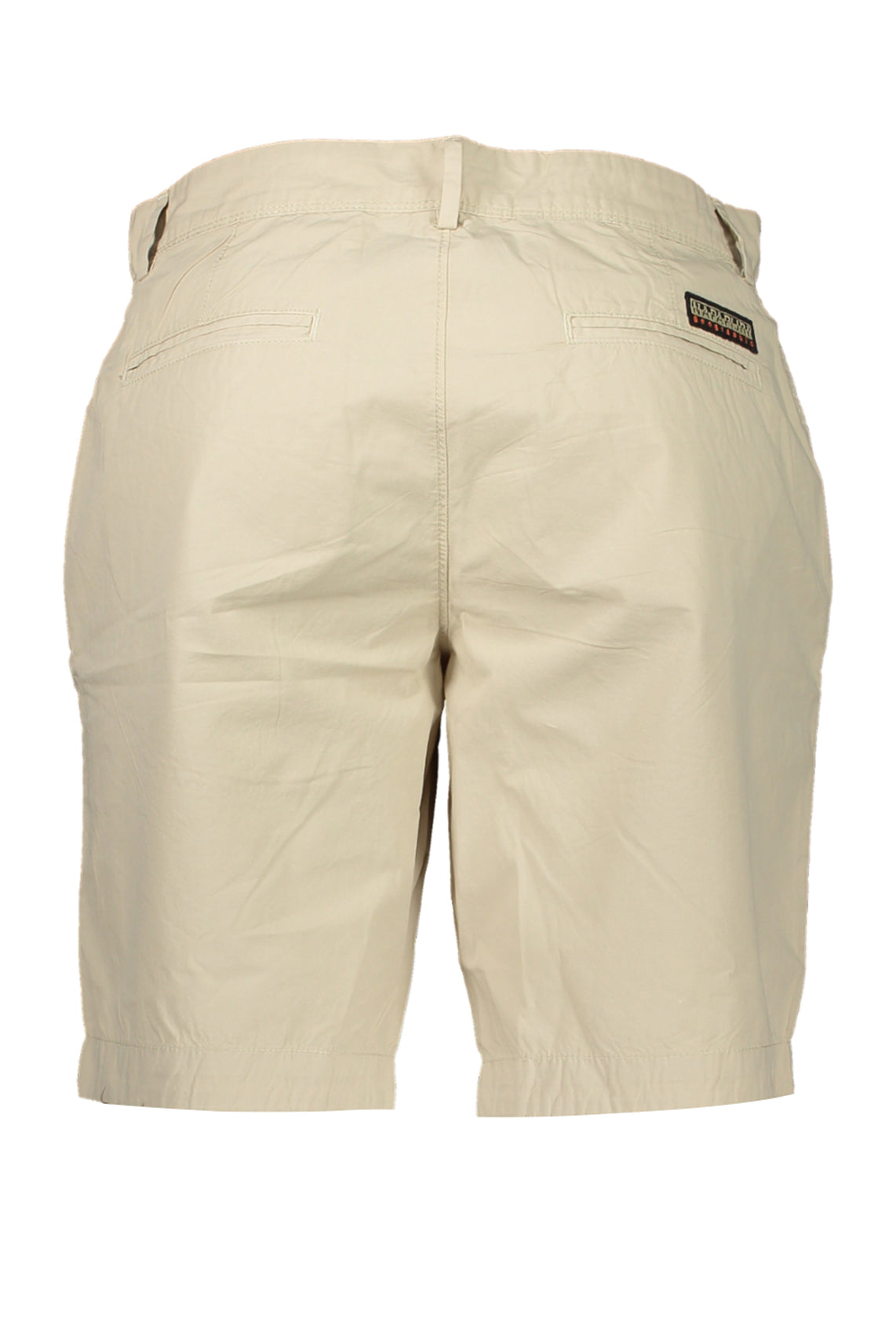 Men's beige bermuda pants