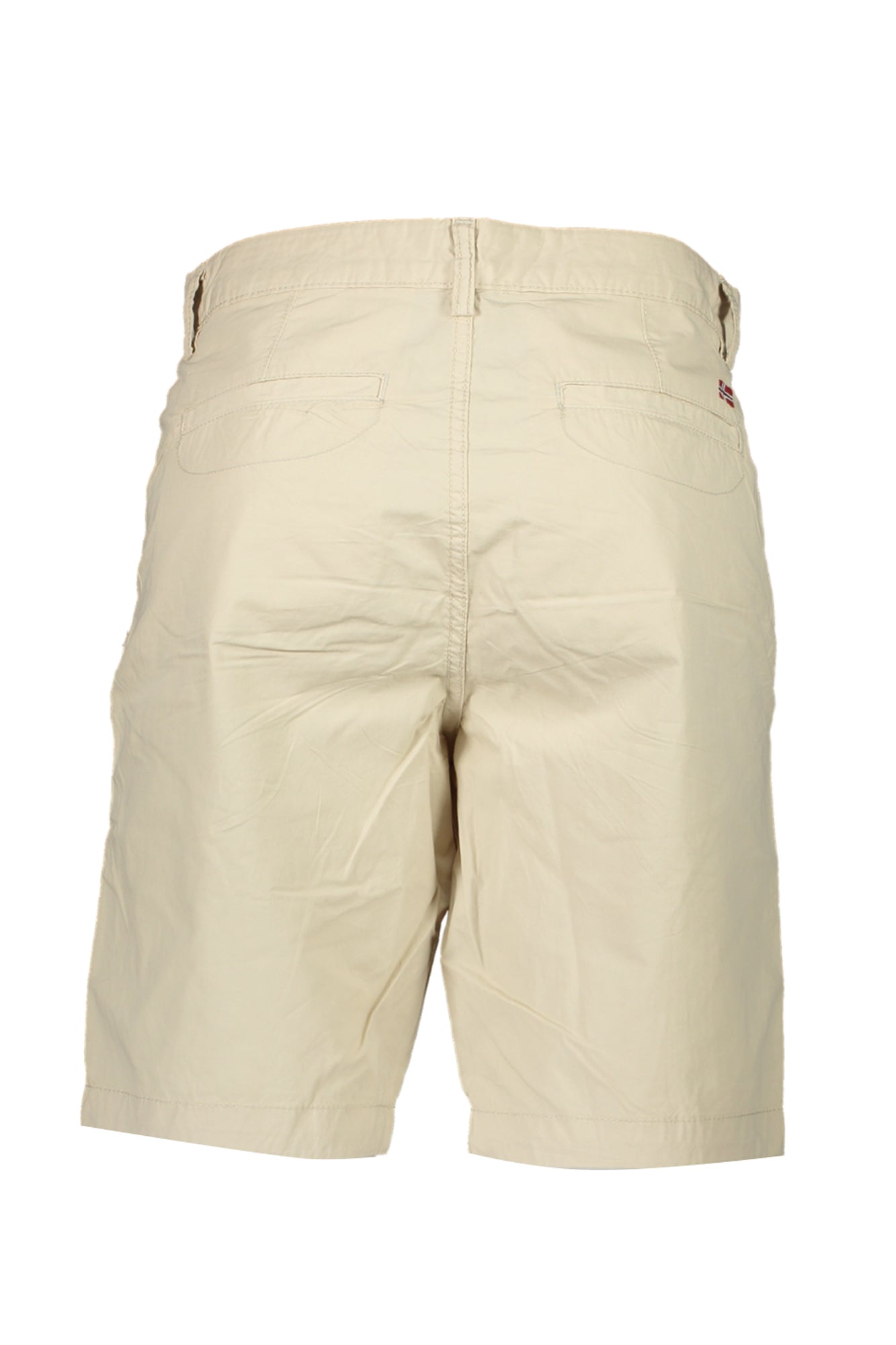 Men's beige bermuda pants