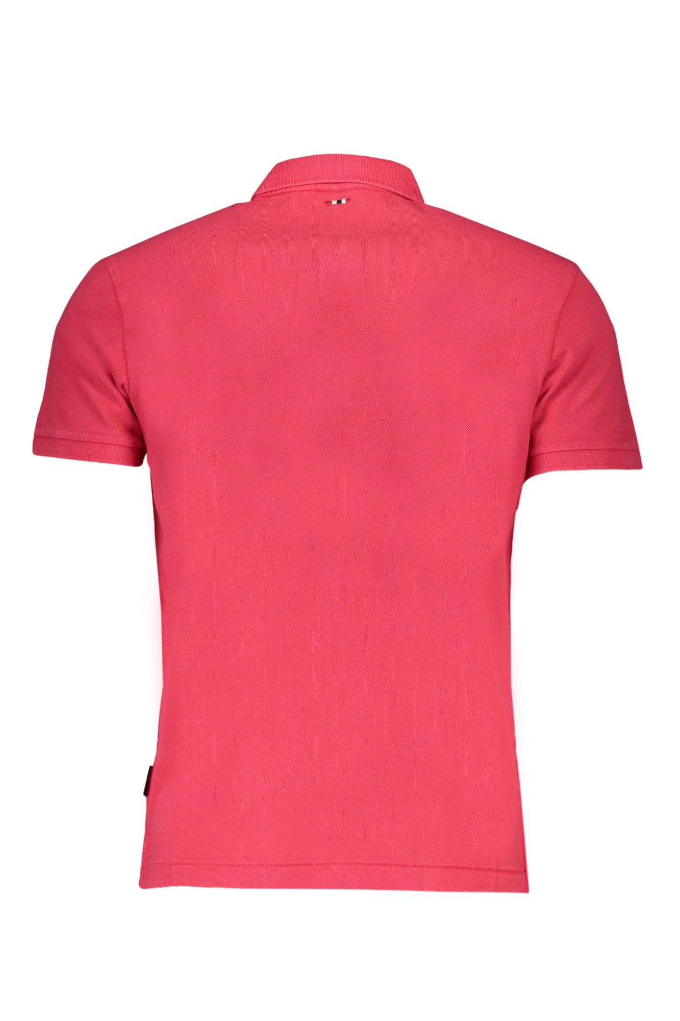 Men's short sleeved polo shirt pink