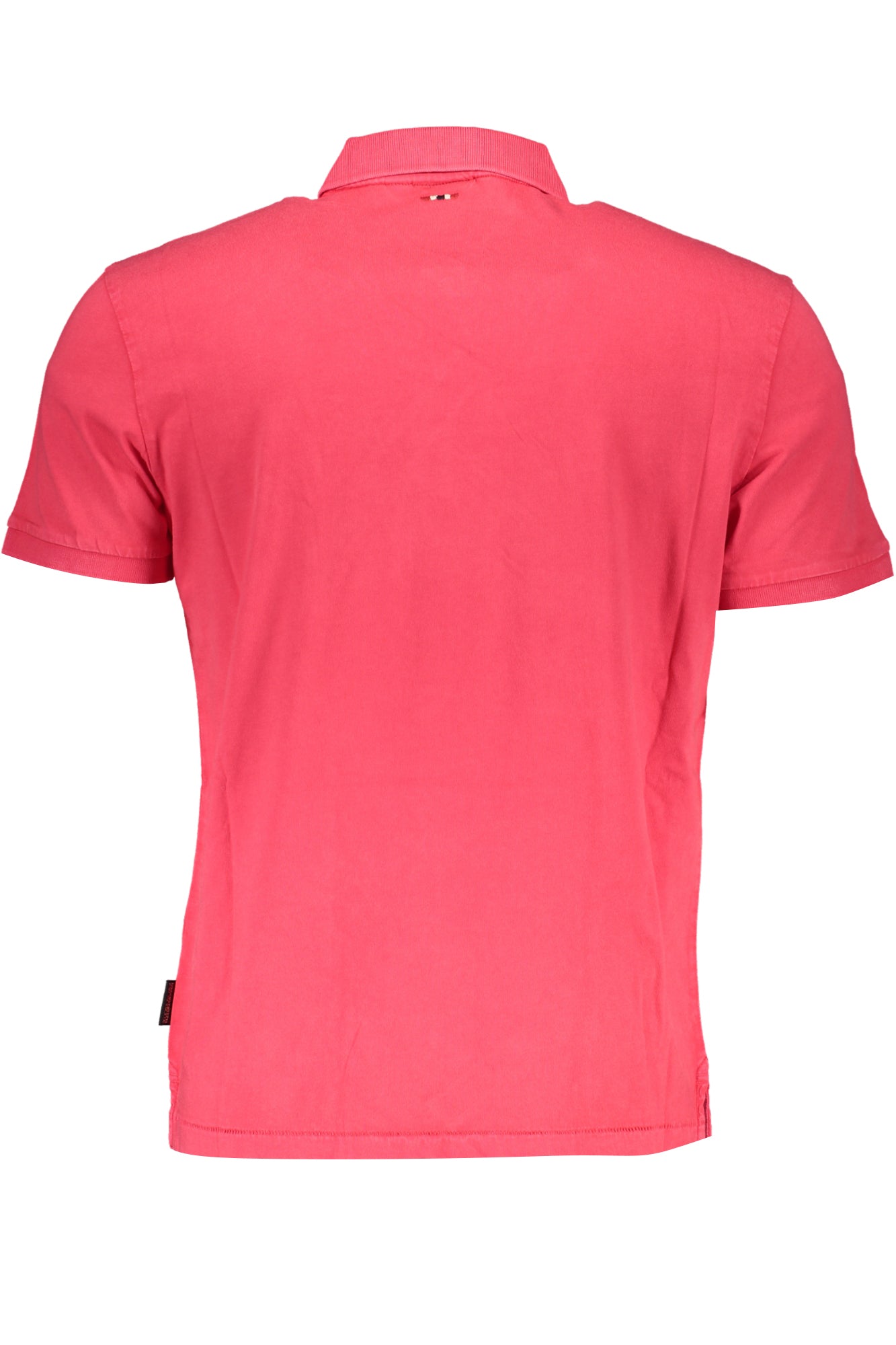 Men's short sleeved polo shirt pink