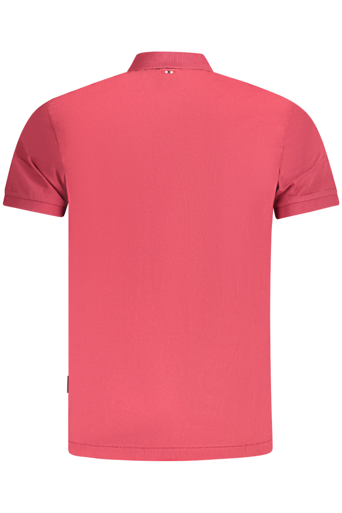 Men's short sleeve polo shirt red