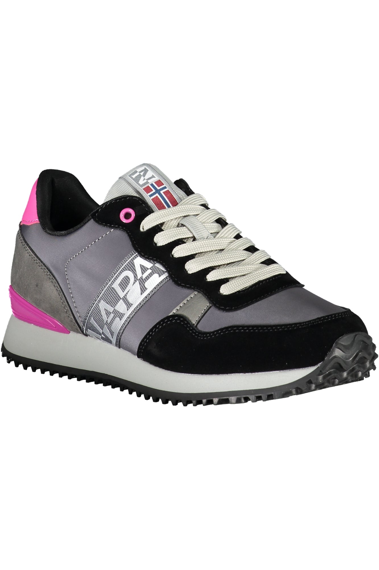 Gray women's sports shoes